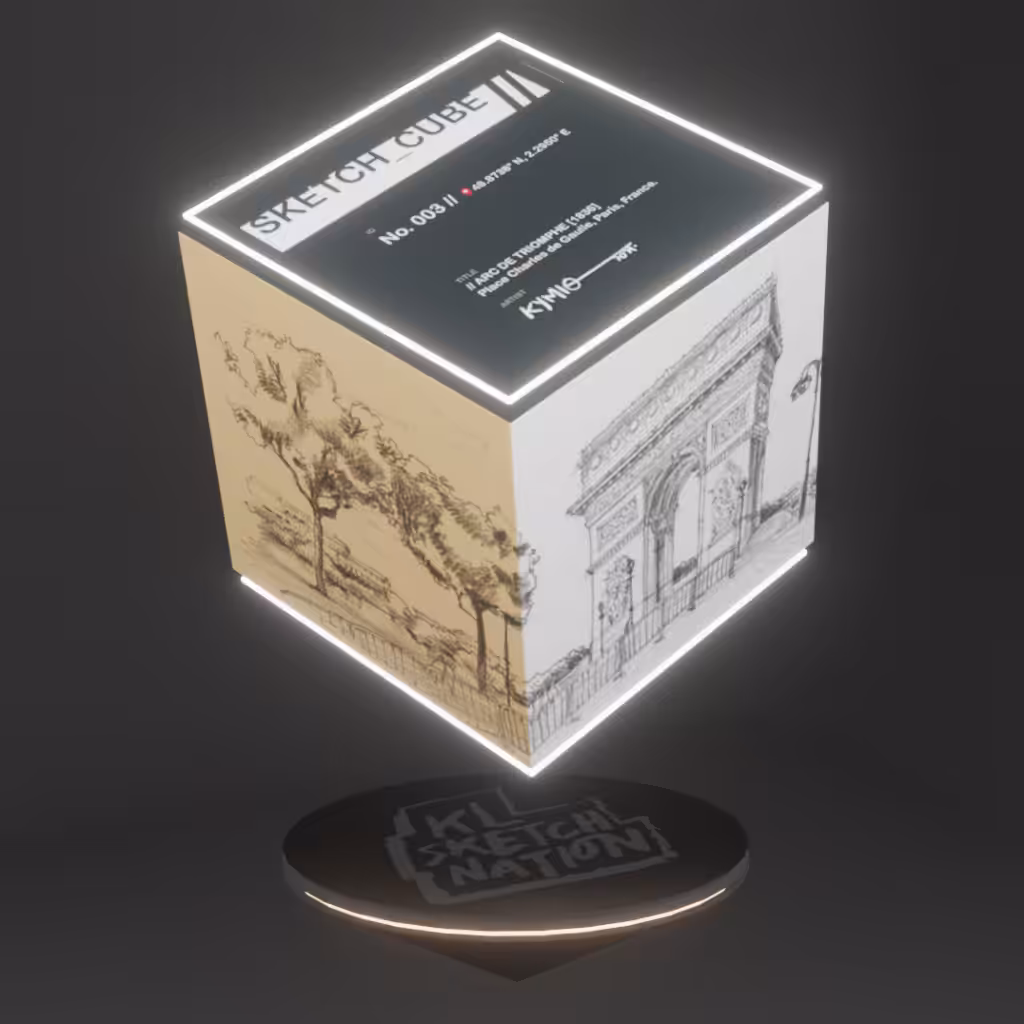 SKETCH_CUBE // 003_ARC DE TRIOMPHE [1836]