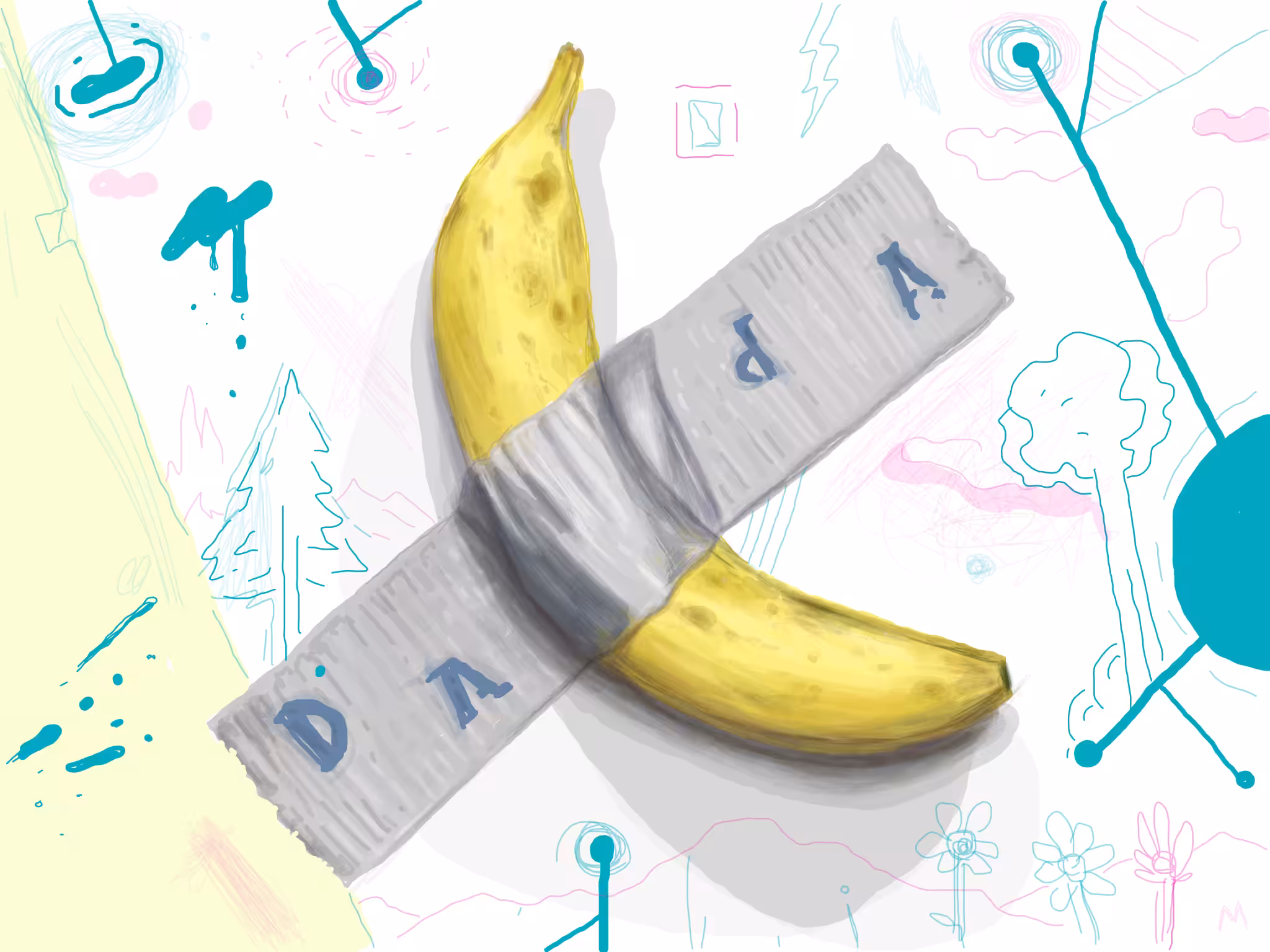 The art world is bananas