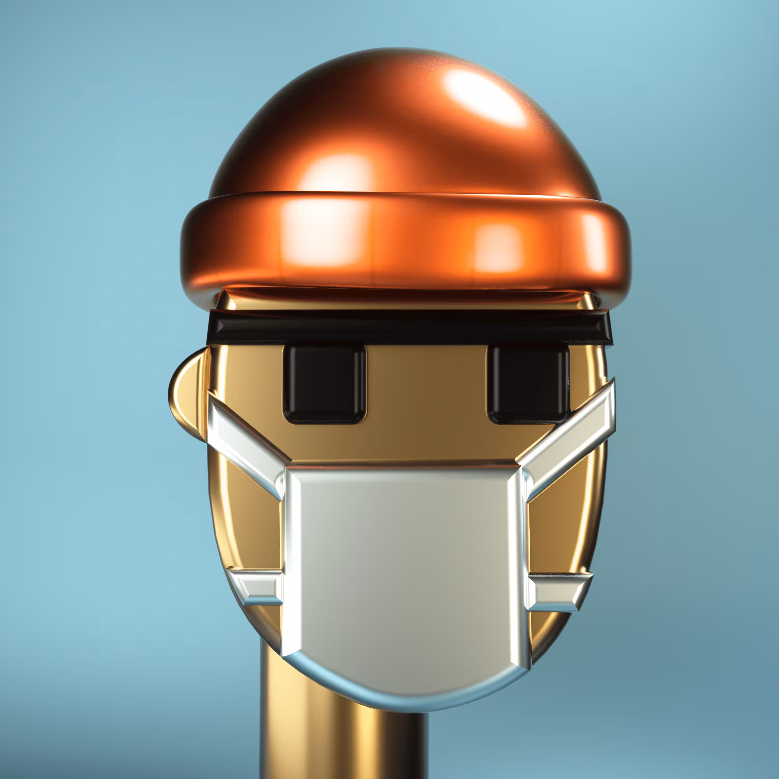 3D Chrome Punk #0542