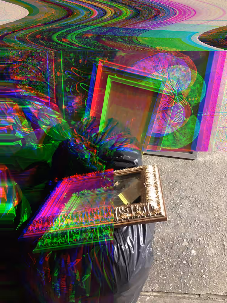 tRaSHaRt, LiTeRaLLy (Art + Poem) Deriv #6