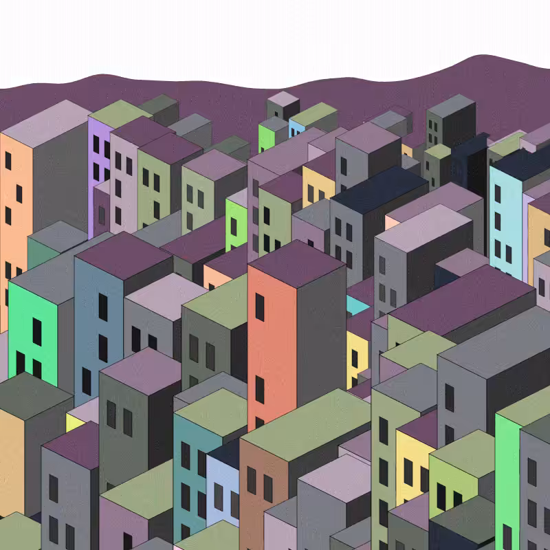 Coloured City #4