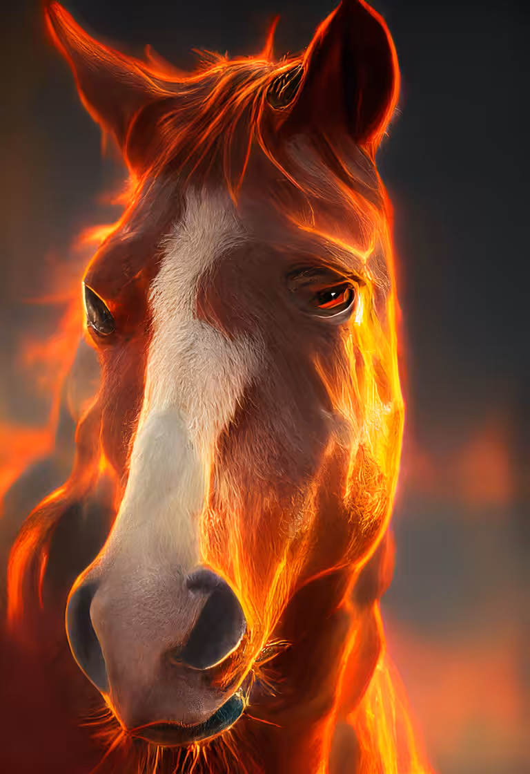 Burning Horse