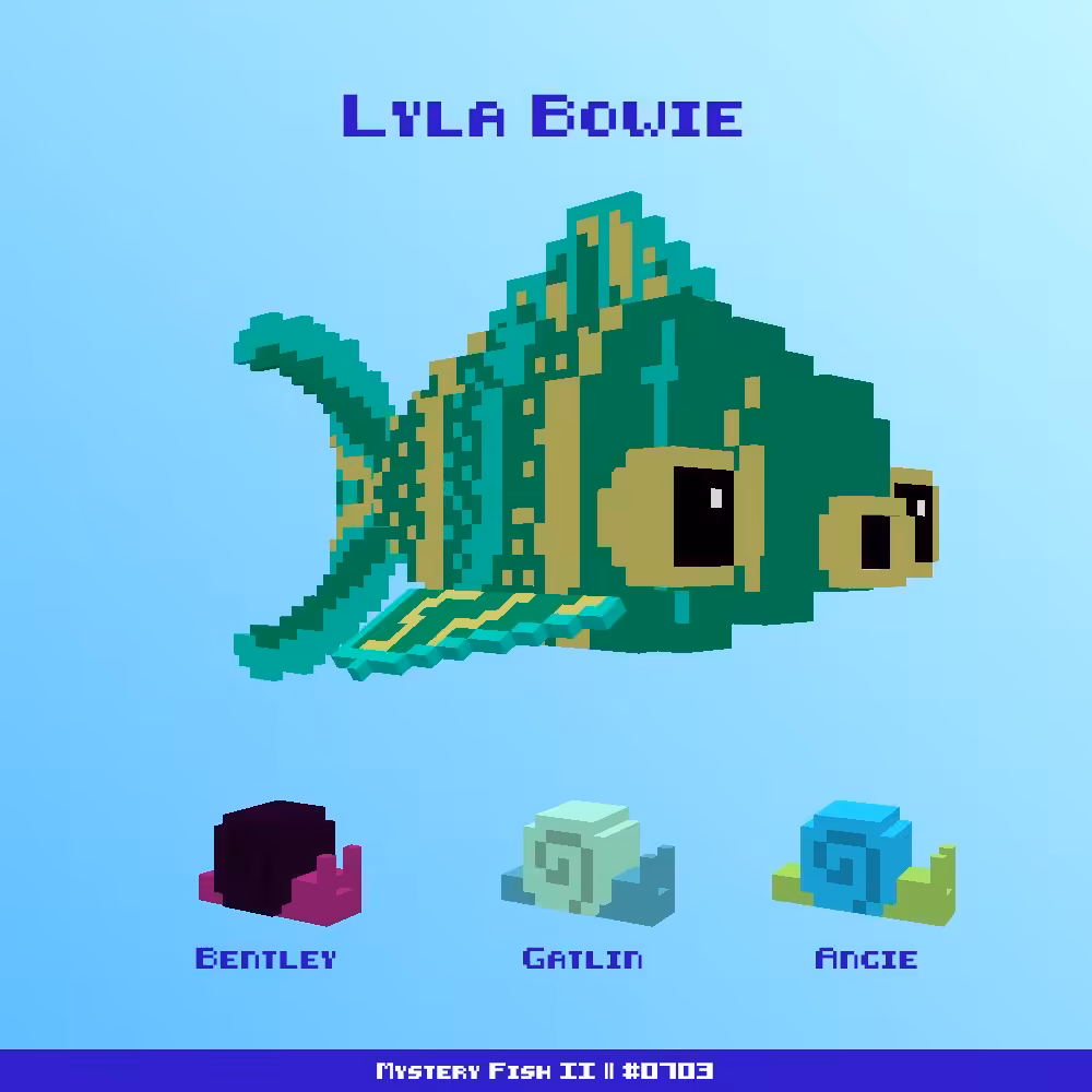 Lyla Bowie :: Mystery Fish 0703/1000 
