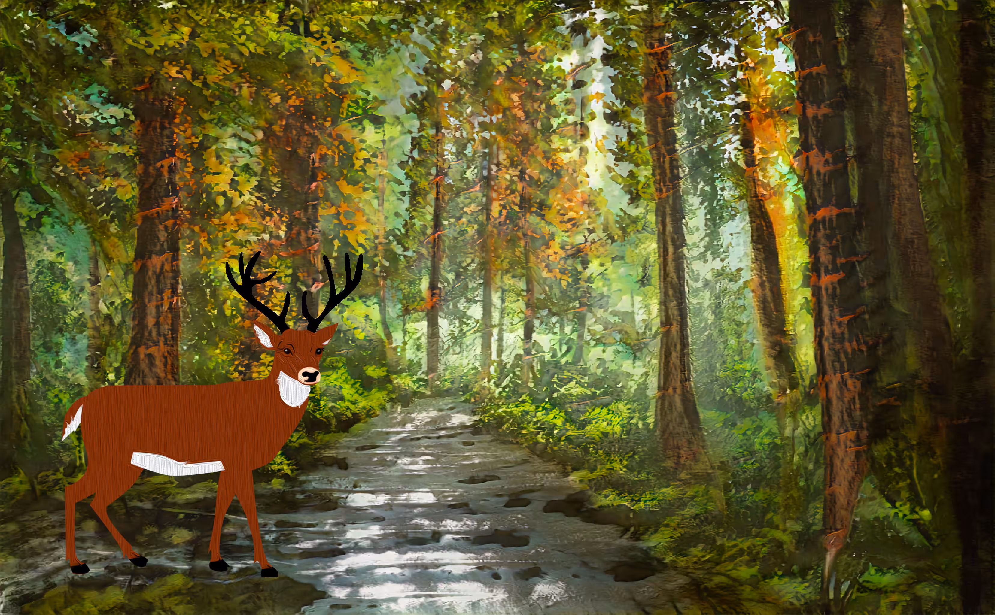 Deer In The Woods