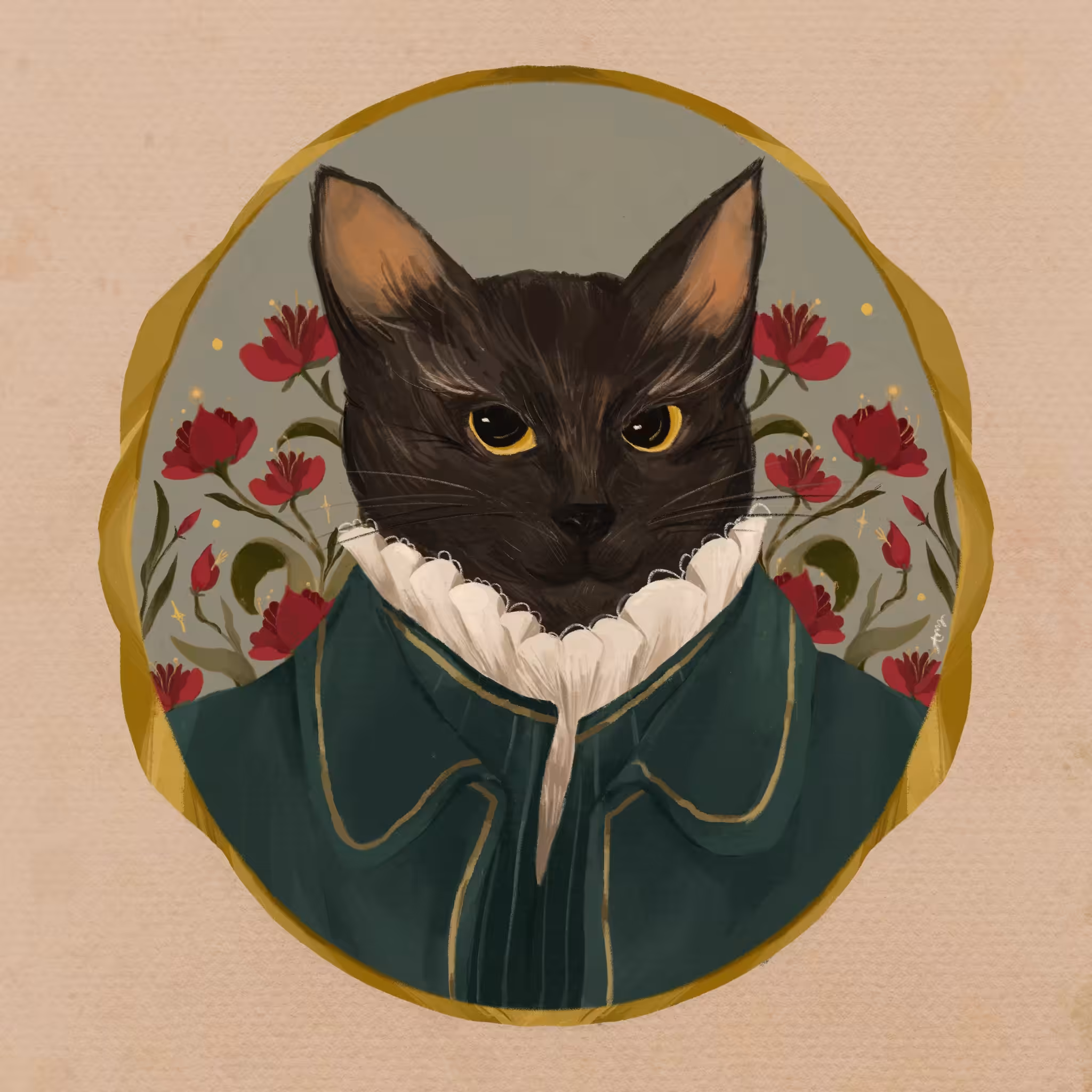 Count Whisker the Black Cat 