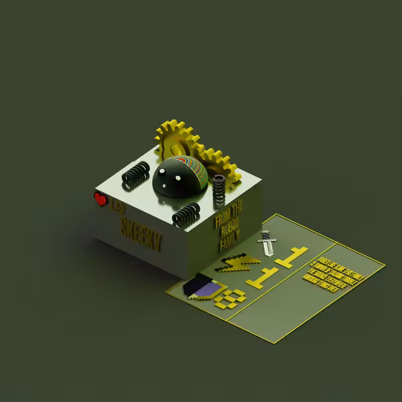 Voxel Slimes Skeeky
