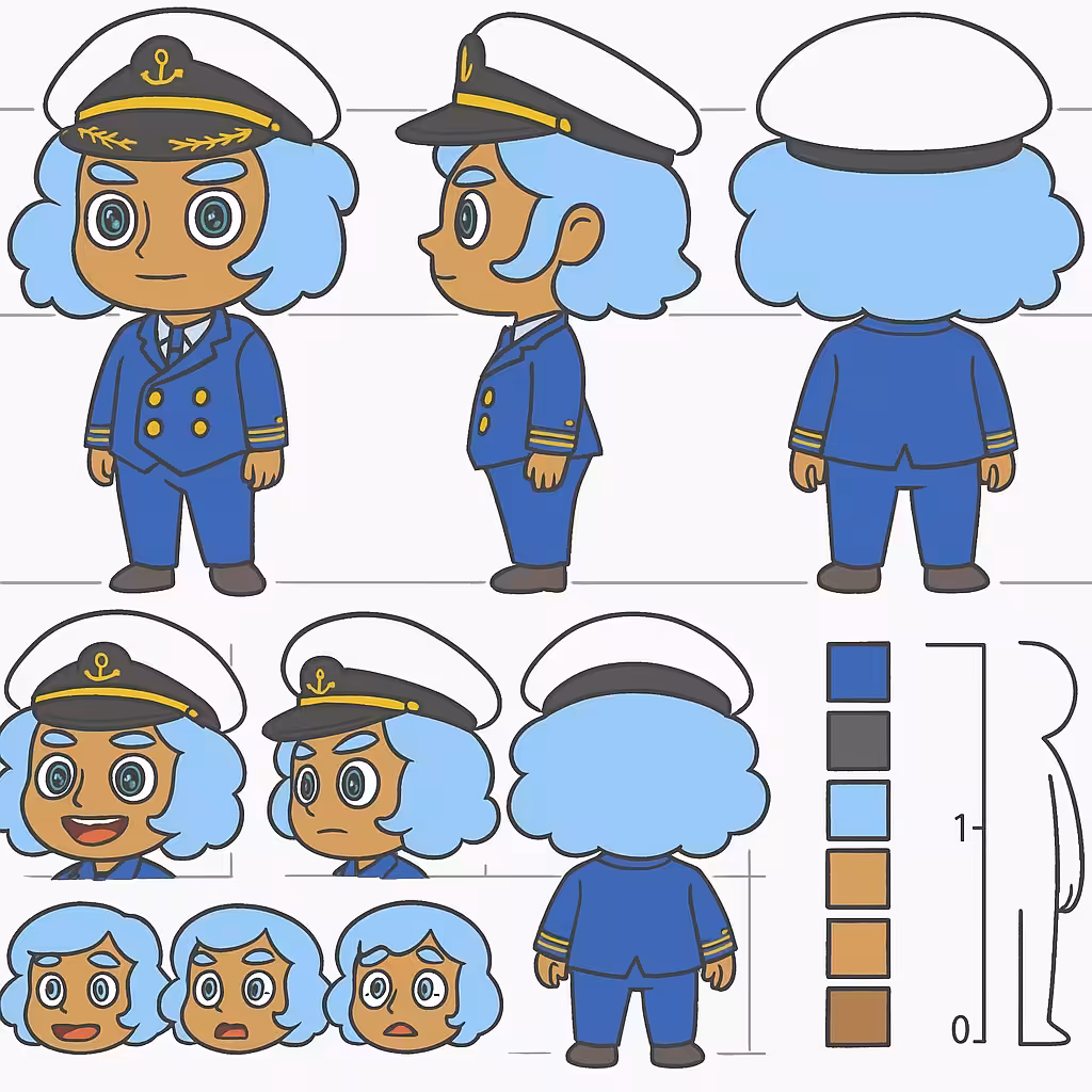 Daikoukai Age: #013 設定画 / Character Sheet