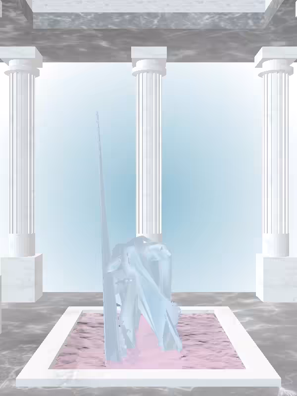 HeavenComputer: The Crawling Ethereal Blue Woman #1267