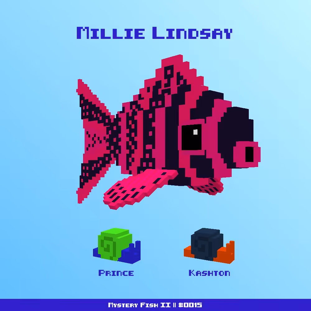 Millie Lindsay :: Mystery Fish 0015/1000