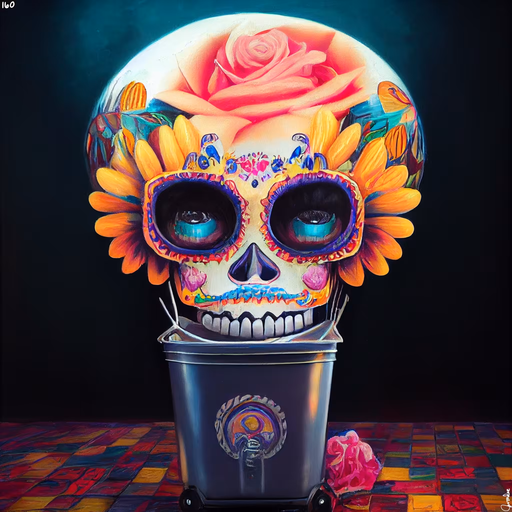 sugar skull #160
