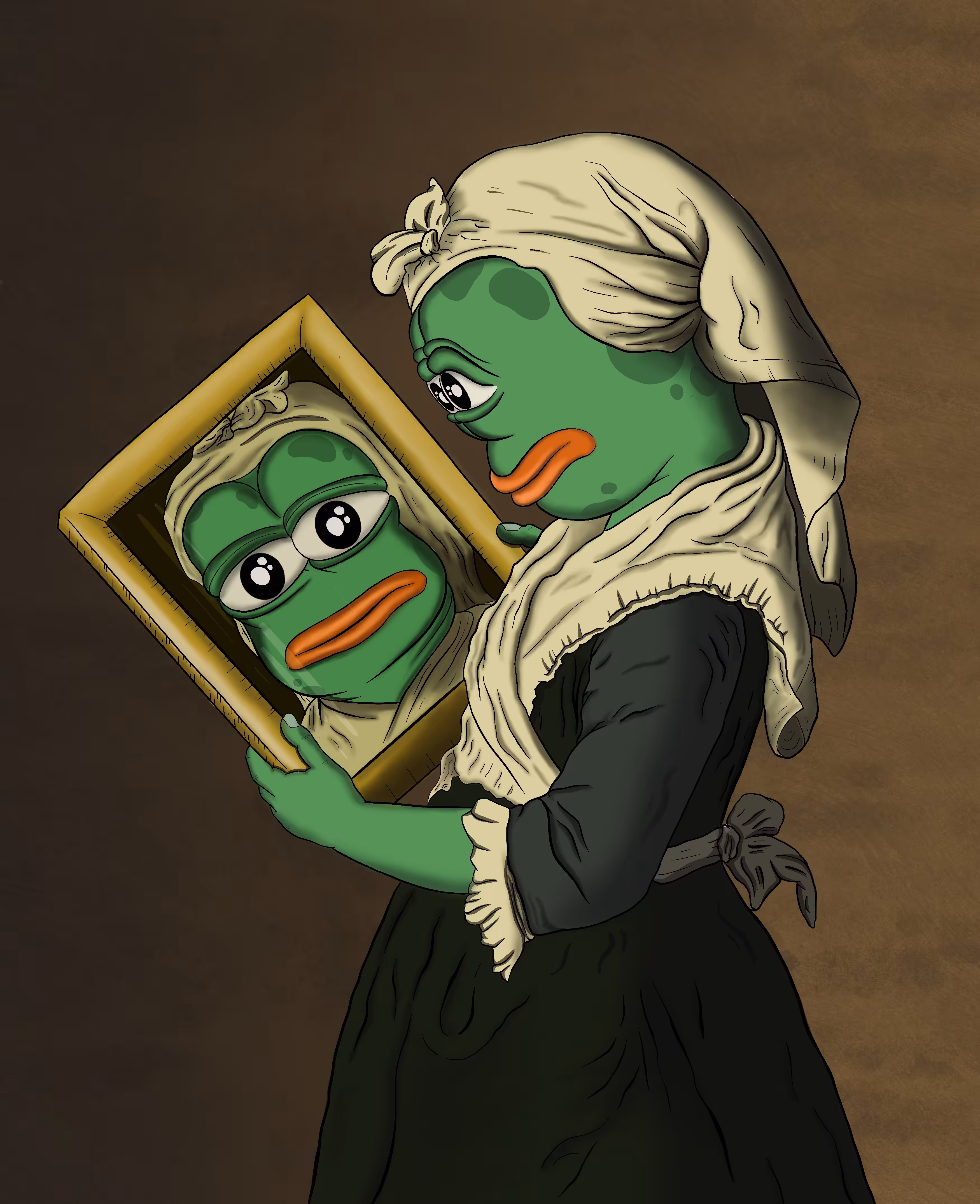 Pepe Girl In The Mirror