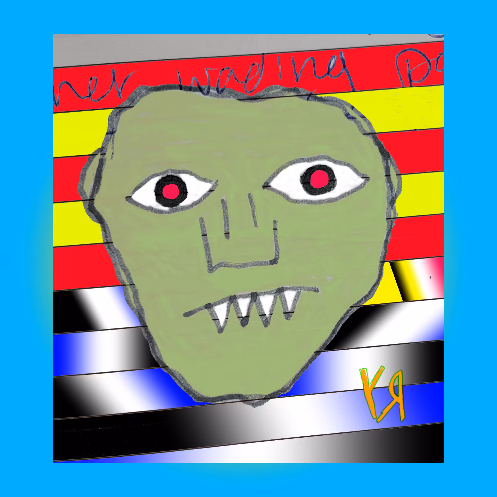 Post-Apocalypse ARTZ: "Face (Of Uncertainty)" by Richard F. Yates (Holy Fool)
