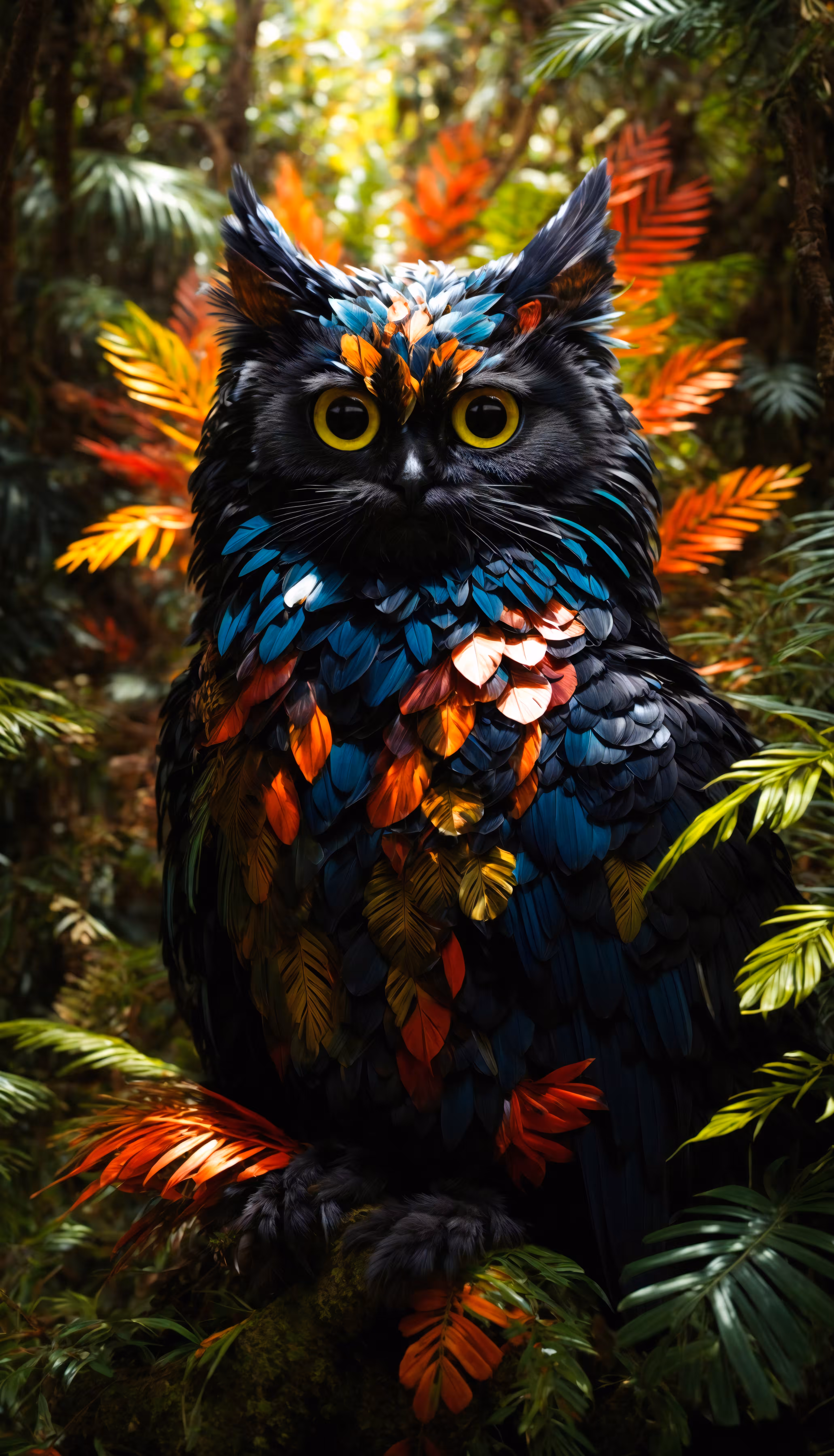 Cat-Owl the Black