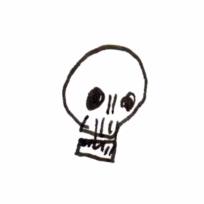 Poorly drawn skull #10