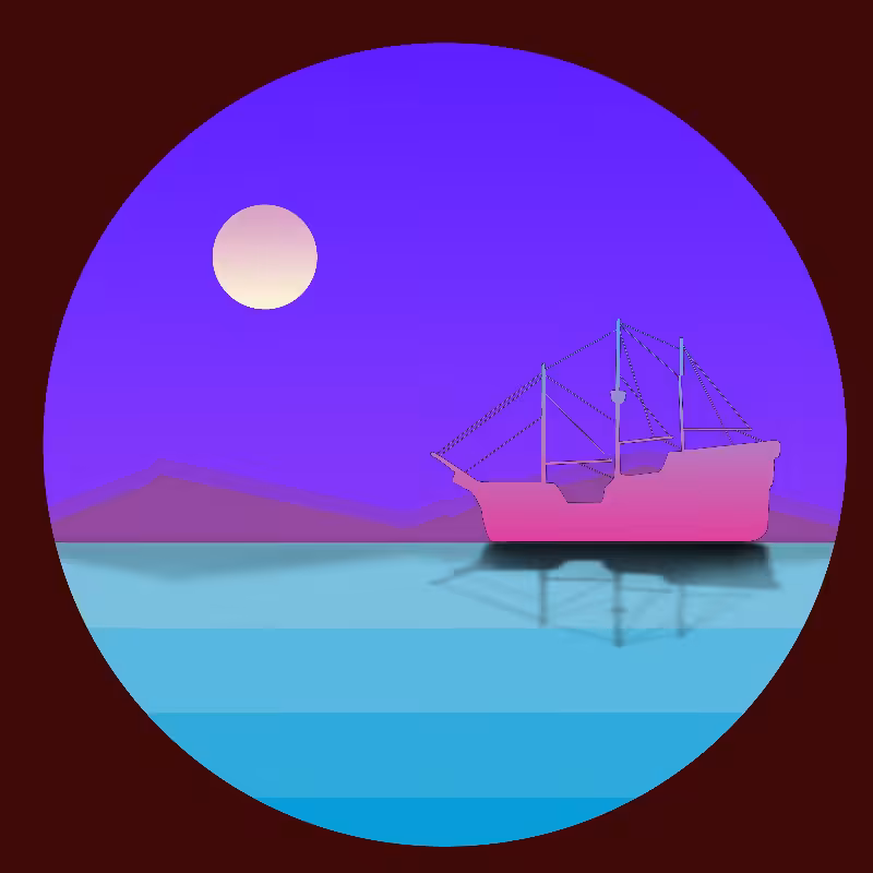 Boat on the sea #13