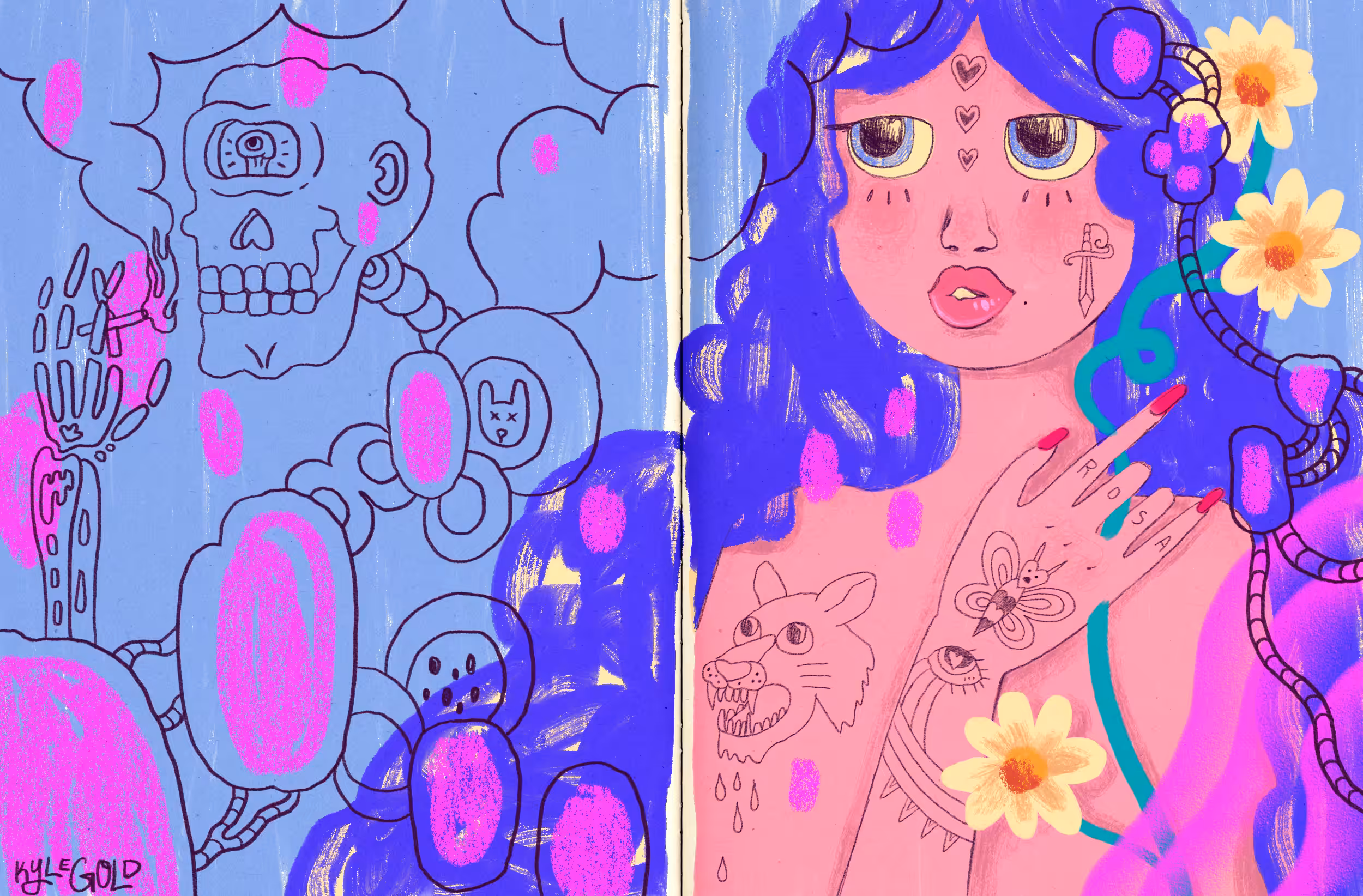 The Girl With Sapphire Hair