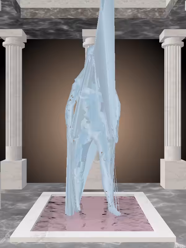 HeavenComputer: The Indifferent Ethereal Blue Woman #4500