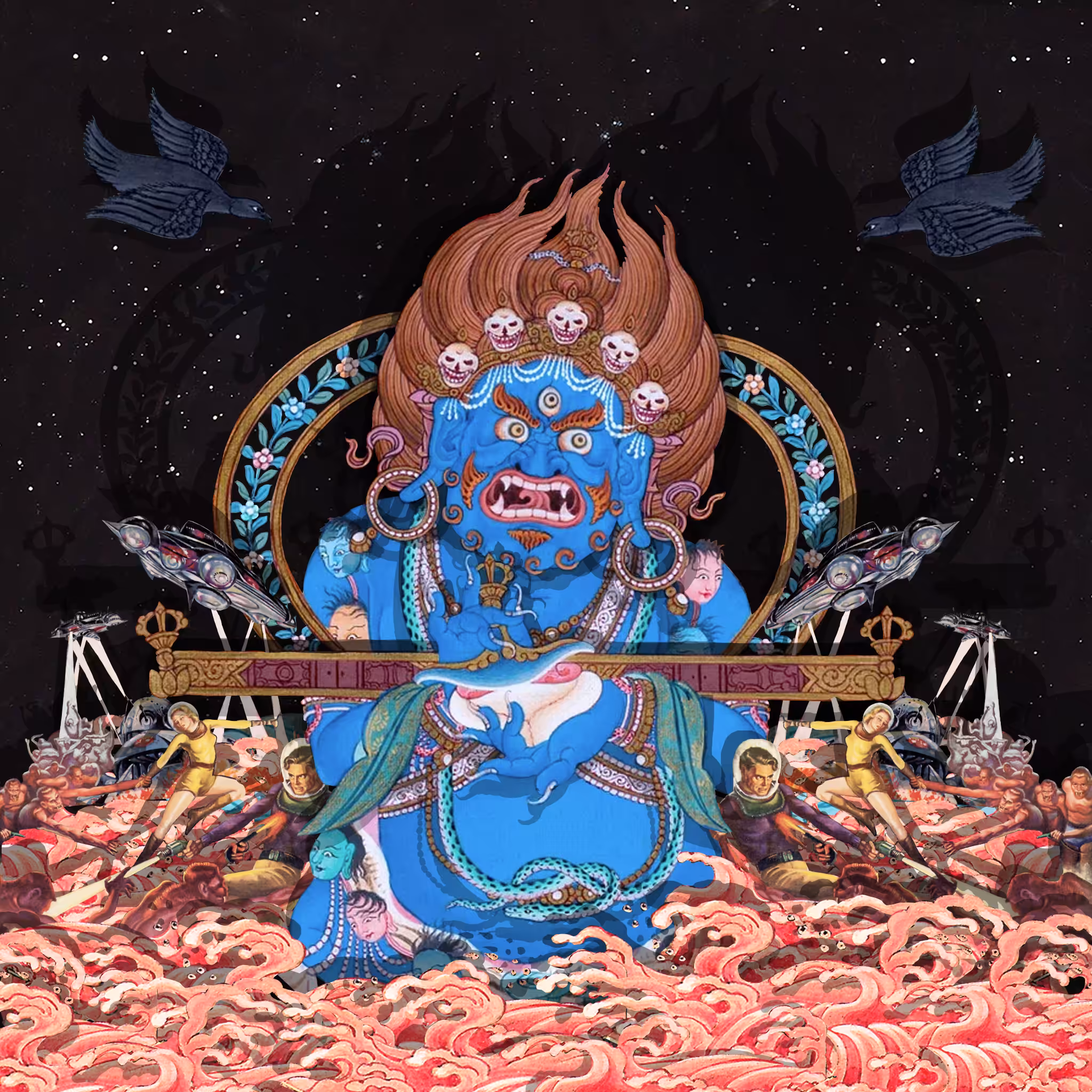 Paper Buddha Buddies: PaperBuddhaBuddy #077