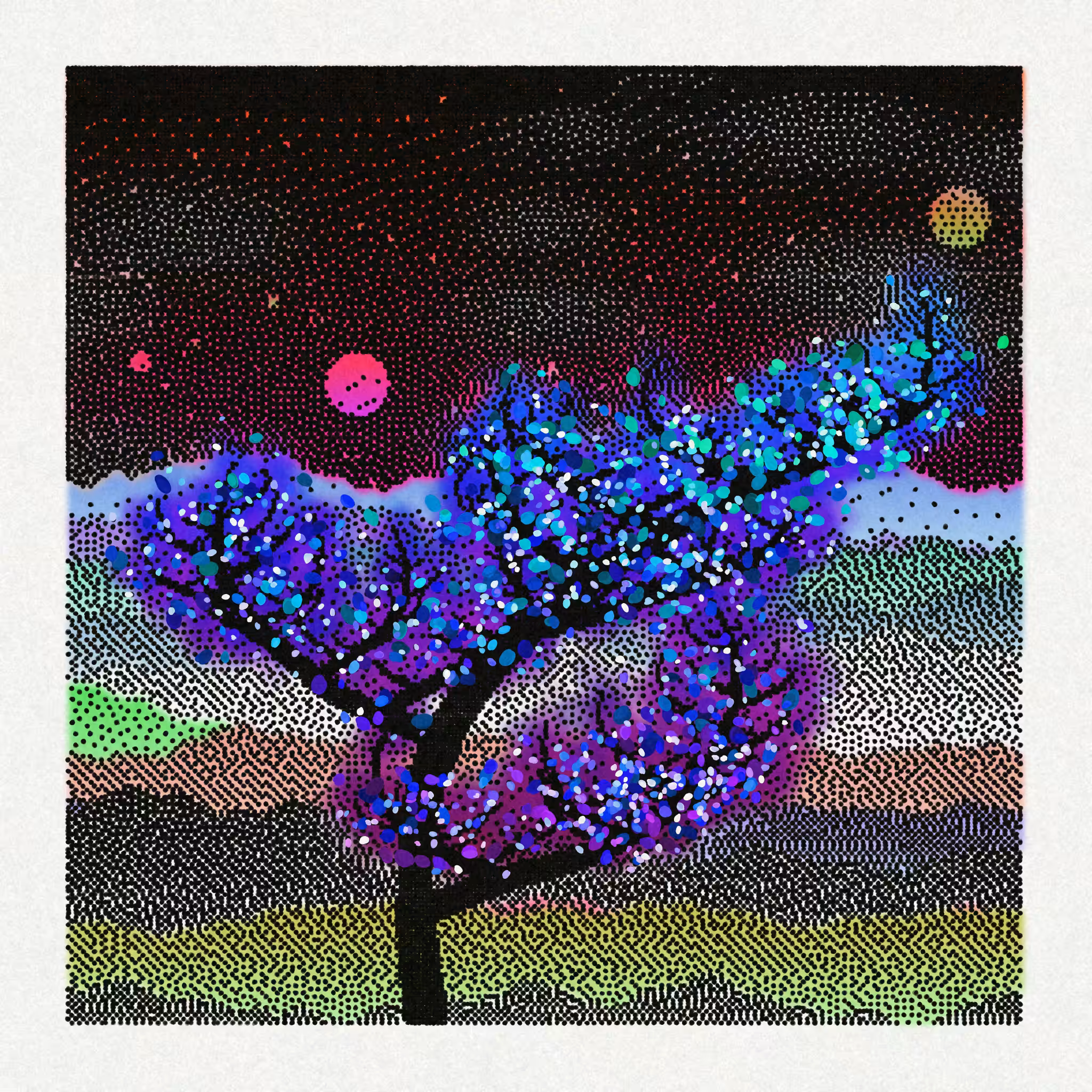 Dithered Branches #183