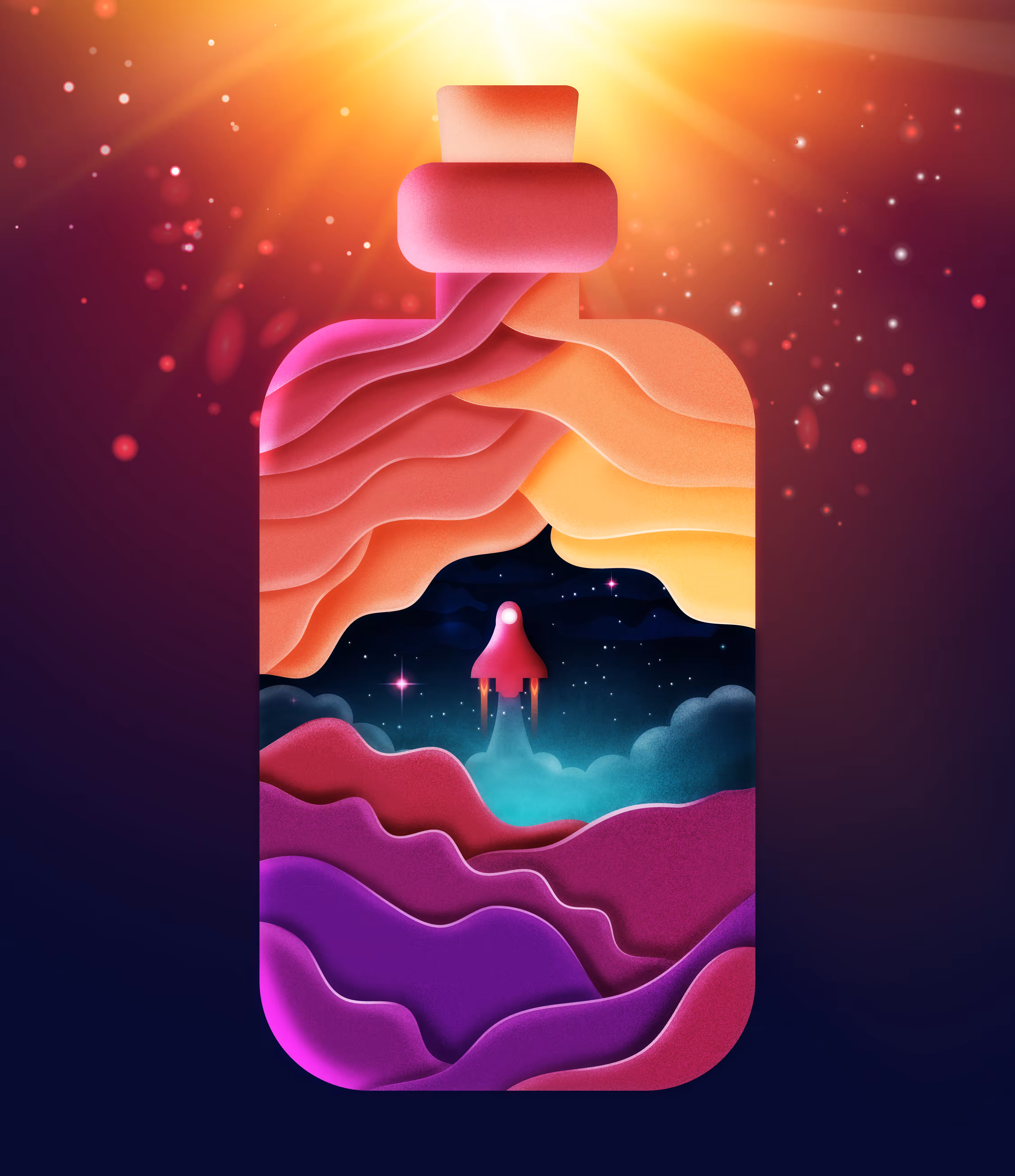 Rocket in a Bottle