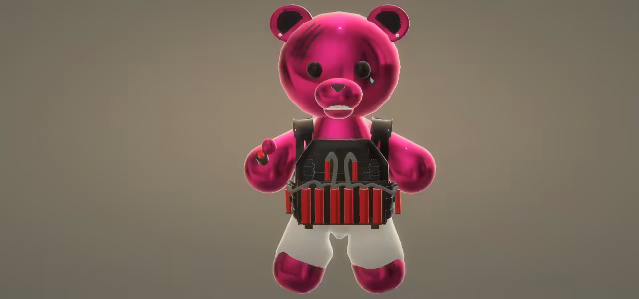 BYEBYEBEAR-FUCHSIA