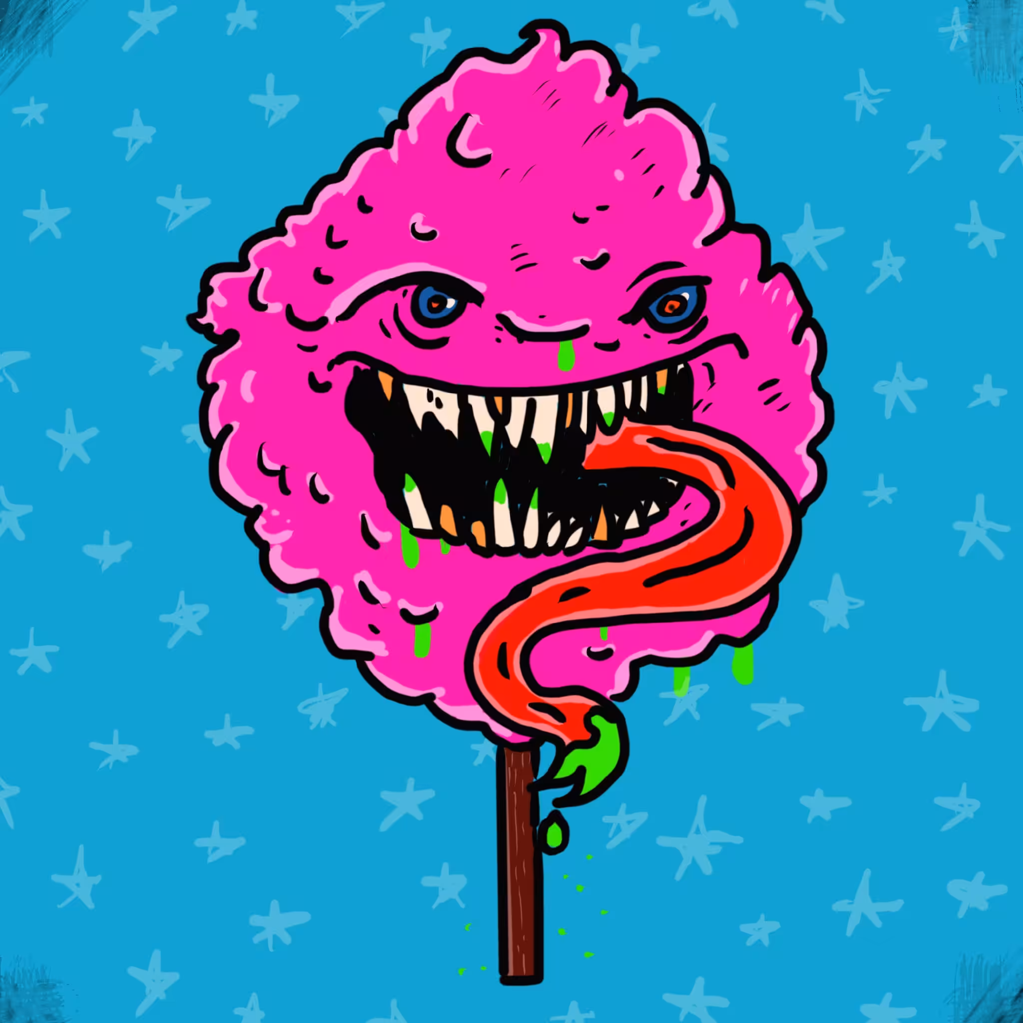 Unfriendly Cotton Candy