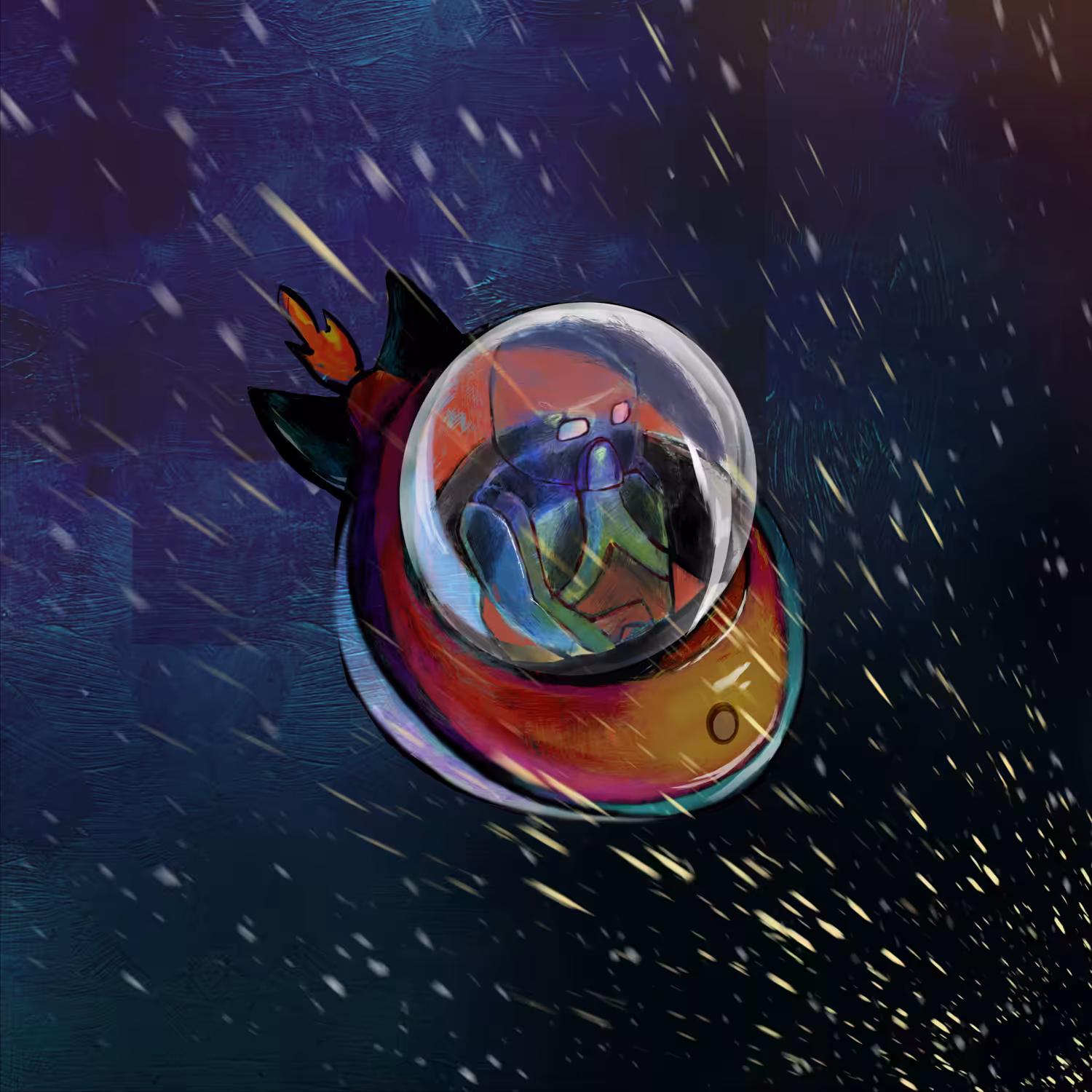 Warp Speed Invisible Alien