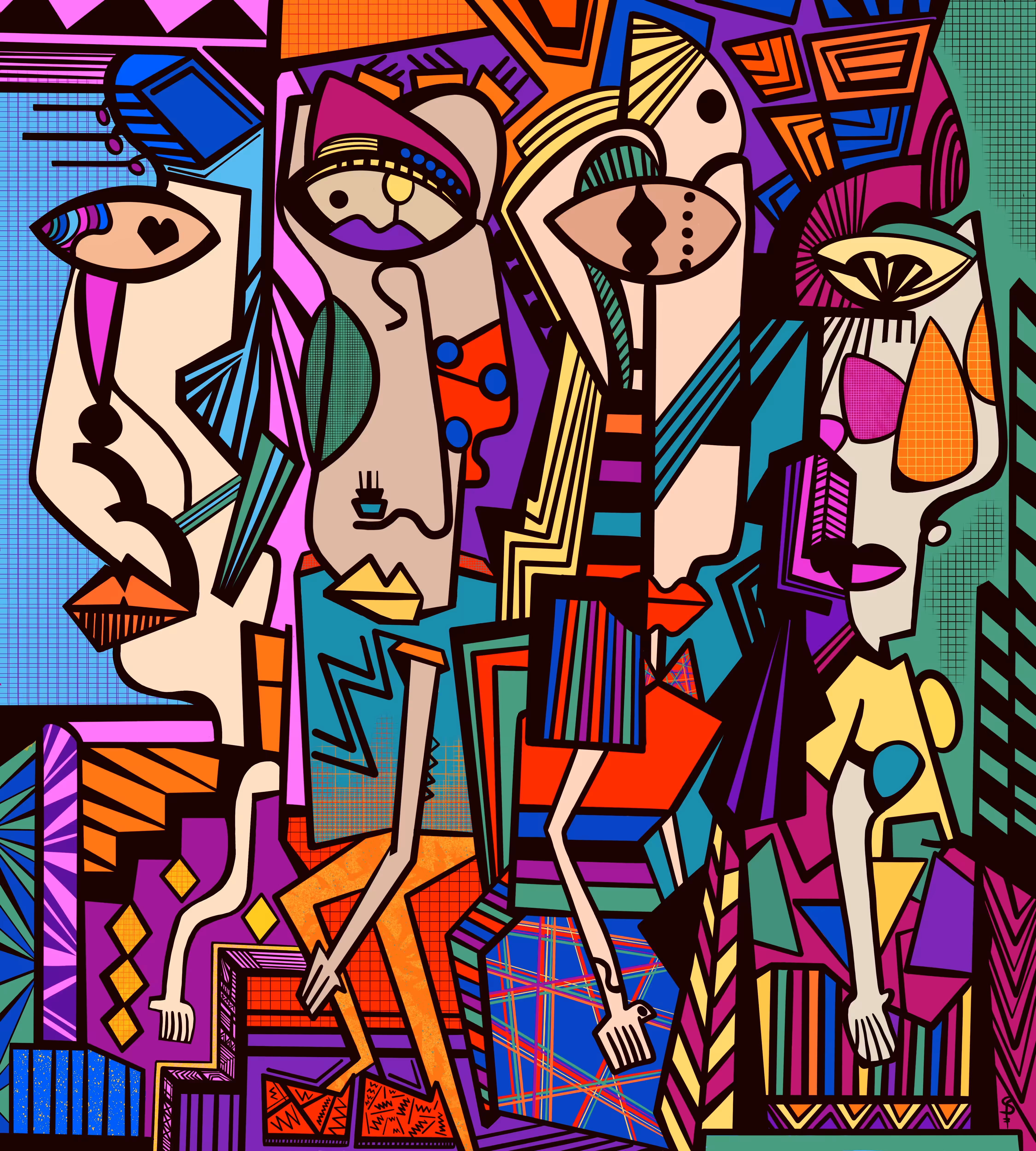 Colorful Warriors