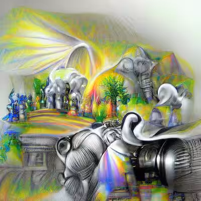 Intergalactic Elephant Spirits