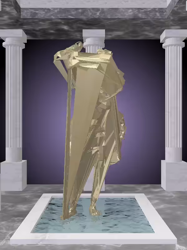 HeavenComputer: The Fragmented Arguing Faded Gold Woman #5929