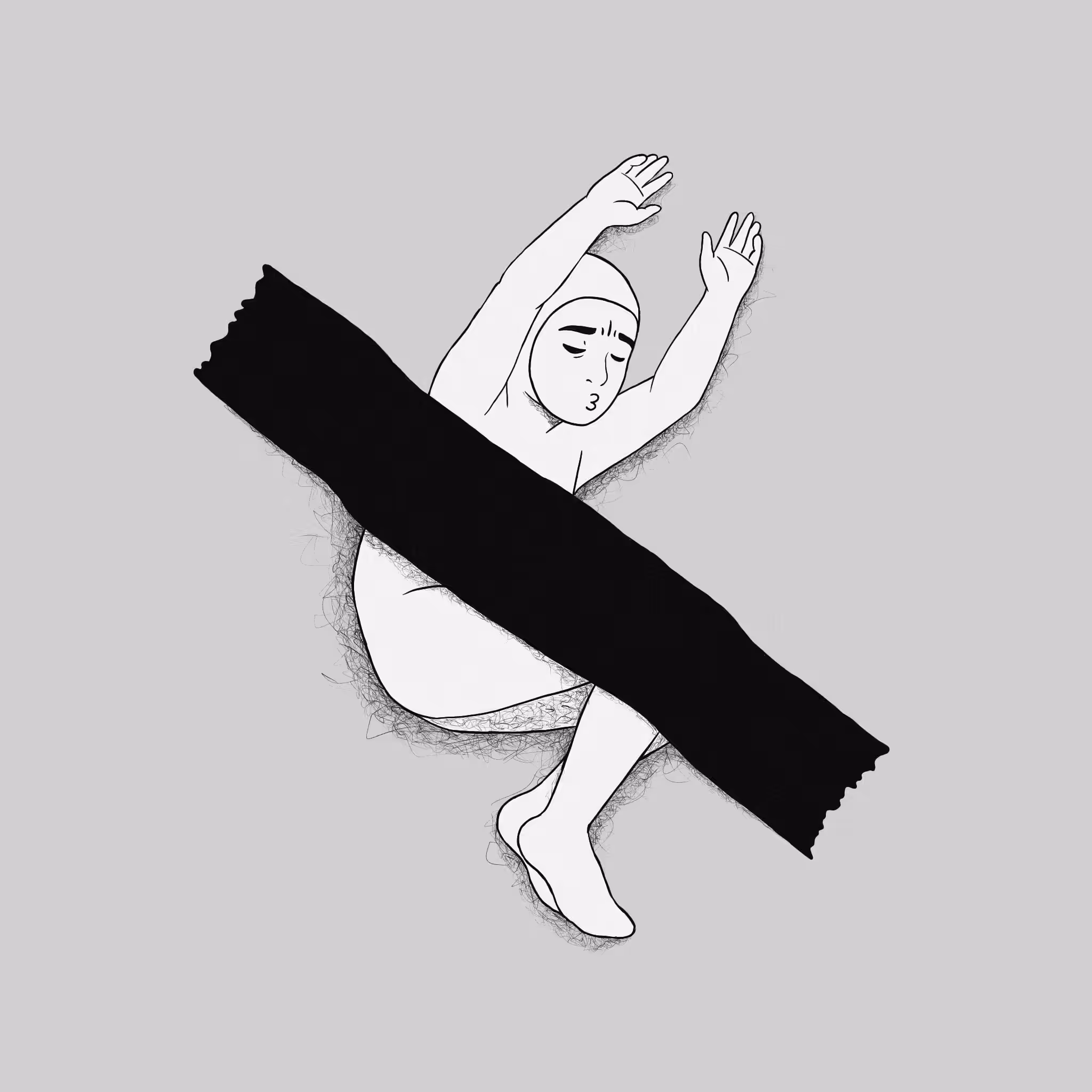 Between Black and Silence