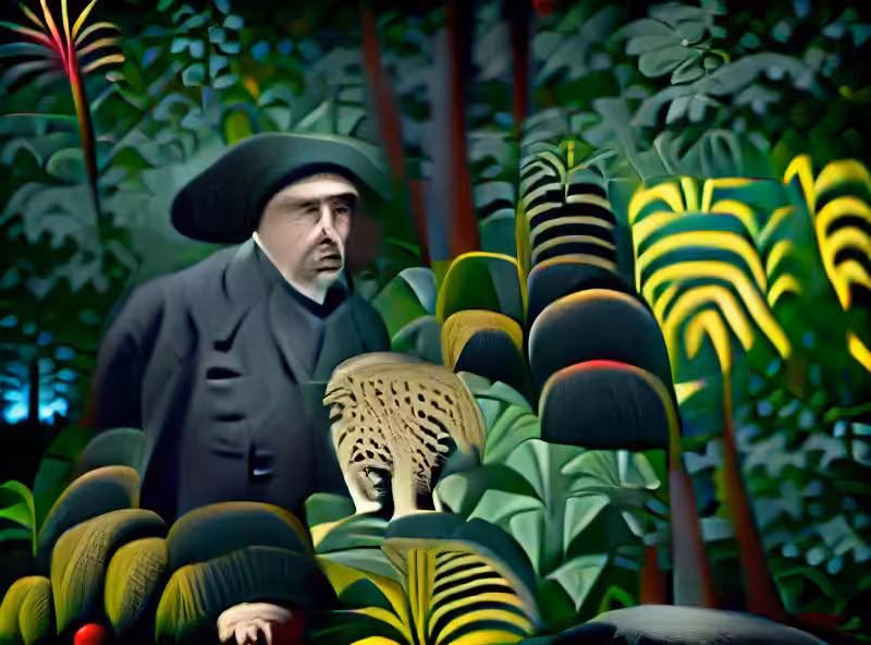 Abraham's First Works: Henri Rousseau in the dark jungle