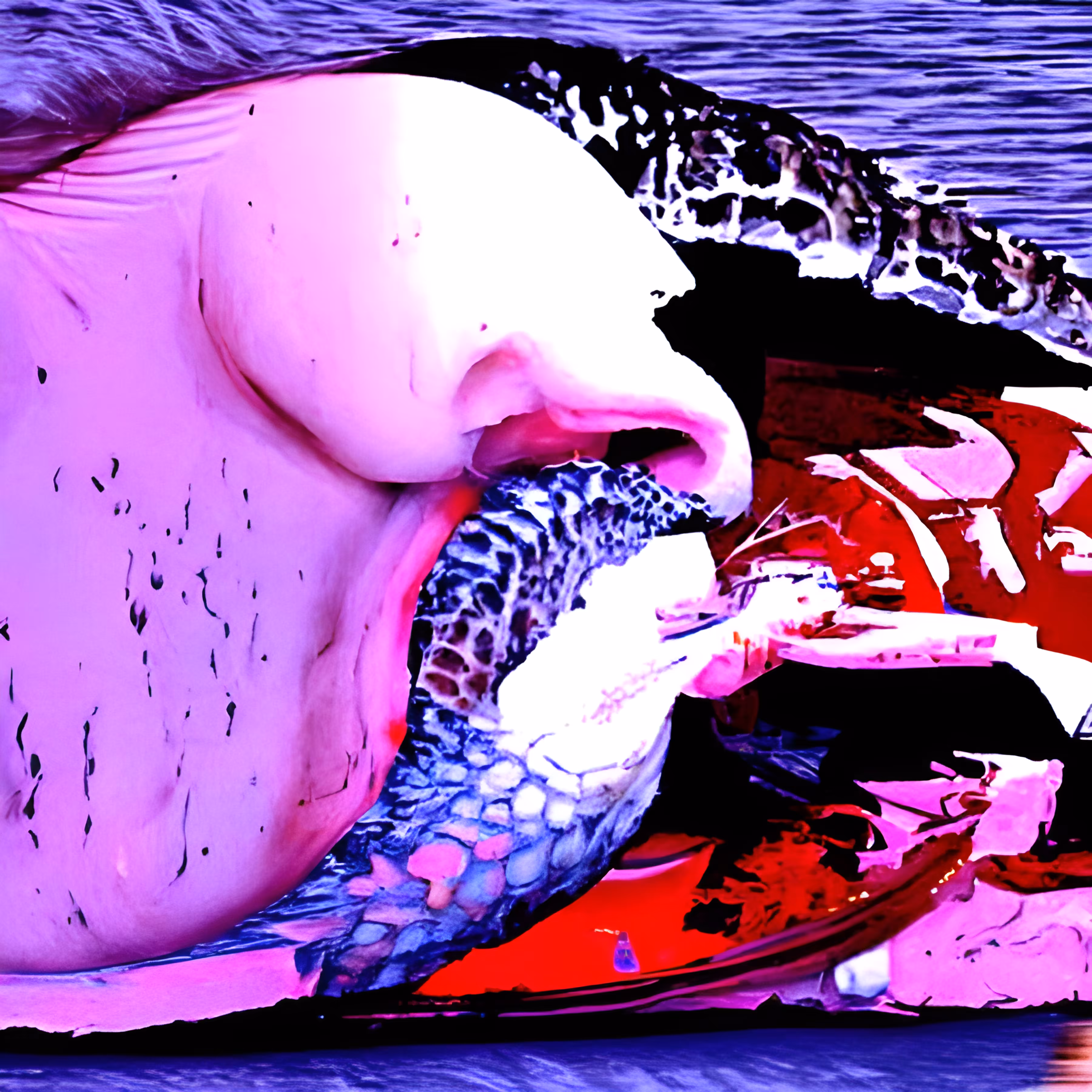 Banksy's Mom Eating