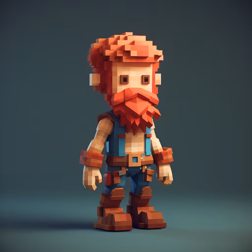 Tez Pixel Figure #122