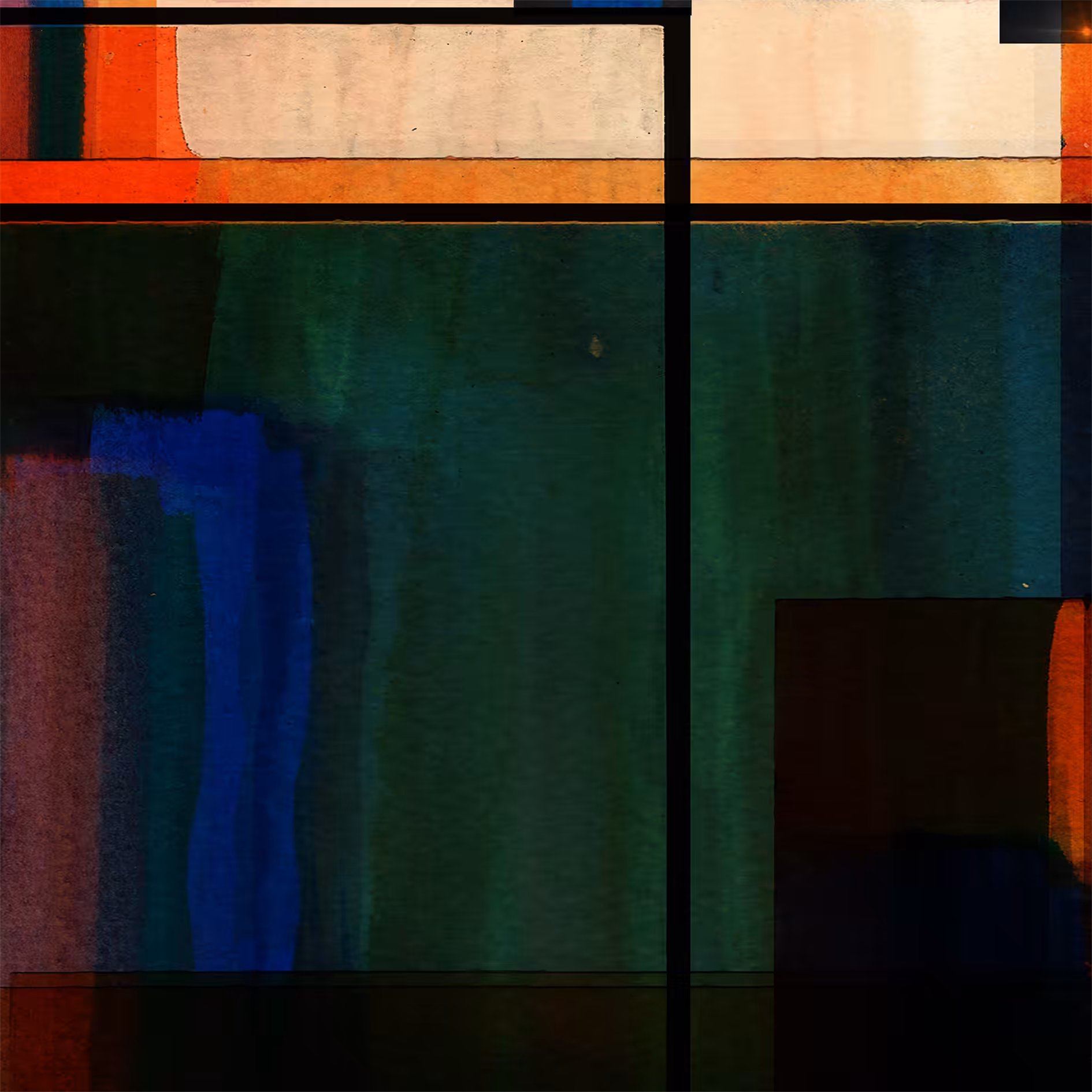 Green Orange Black