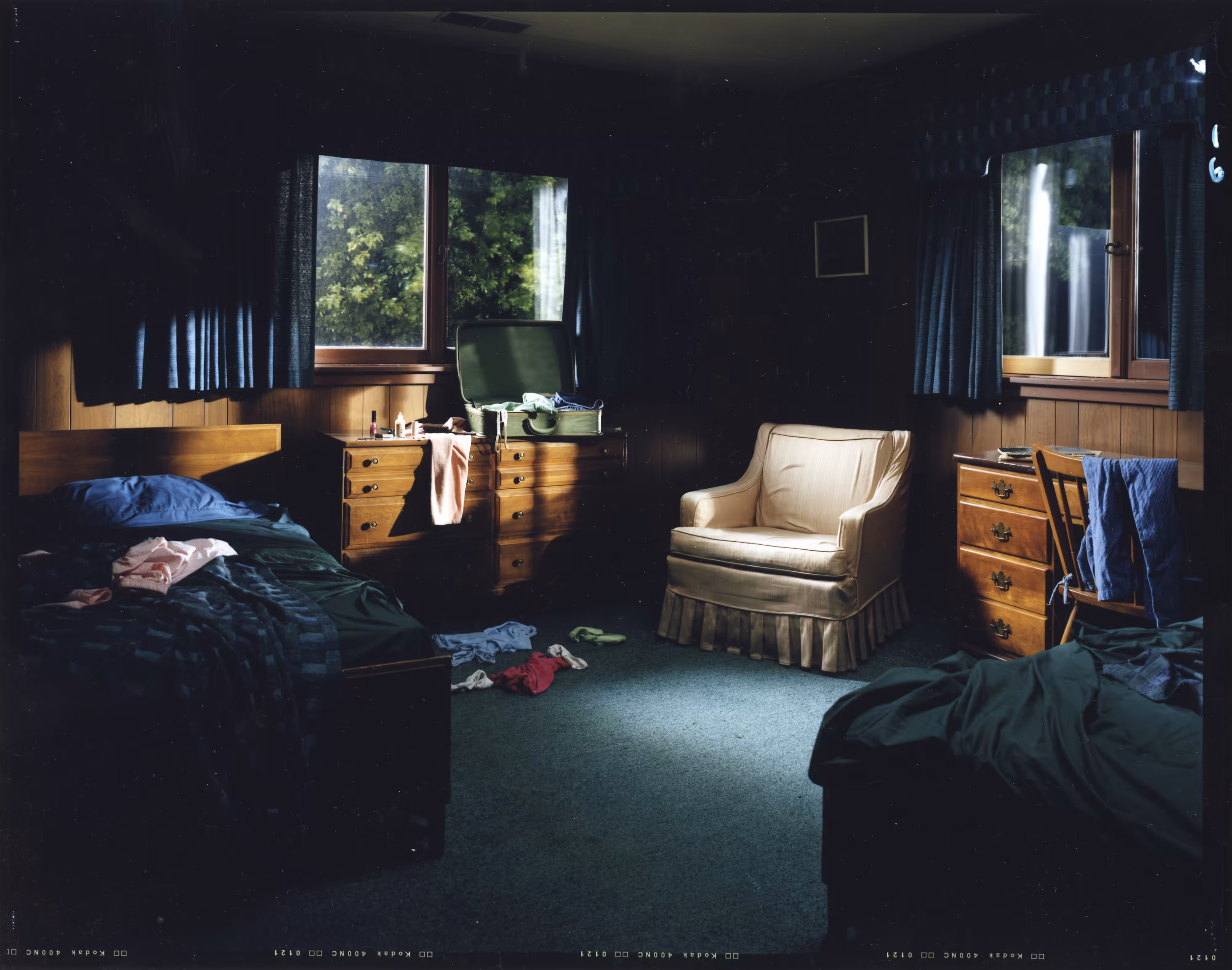 Dream House, 2002, [Father and Daughter] 8 x 10 Contact Print [No. 2]