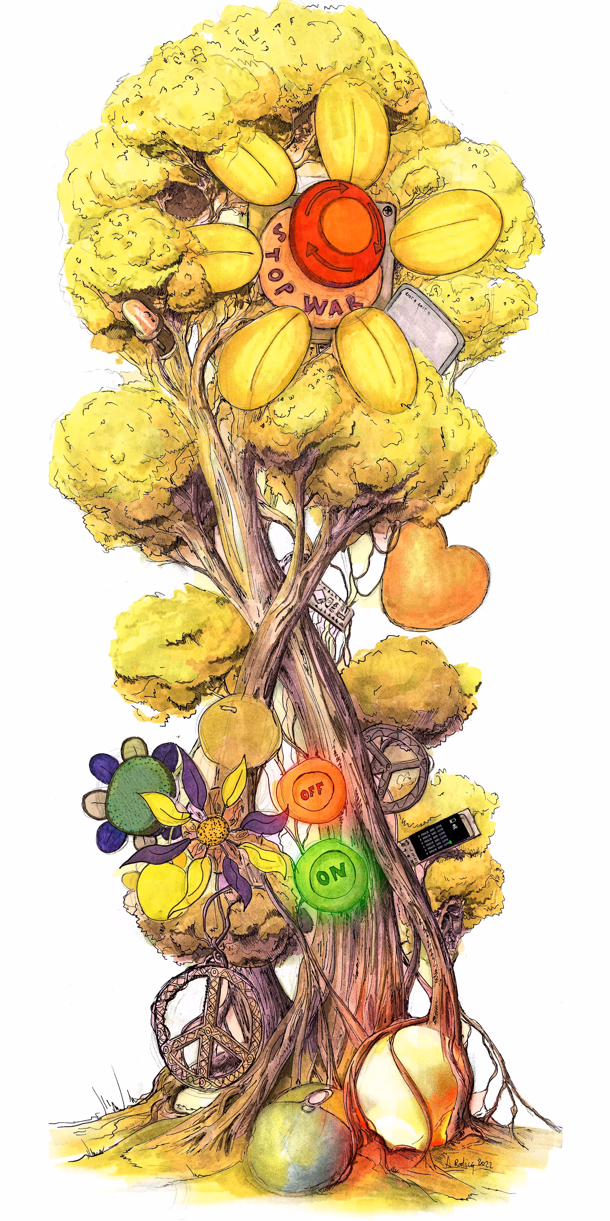 Tree 0024 : Peace & Love