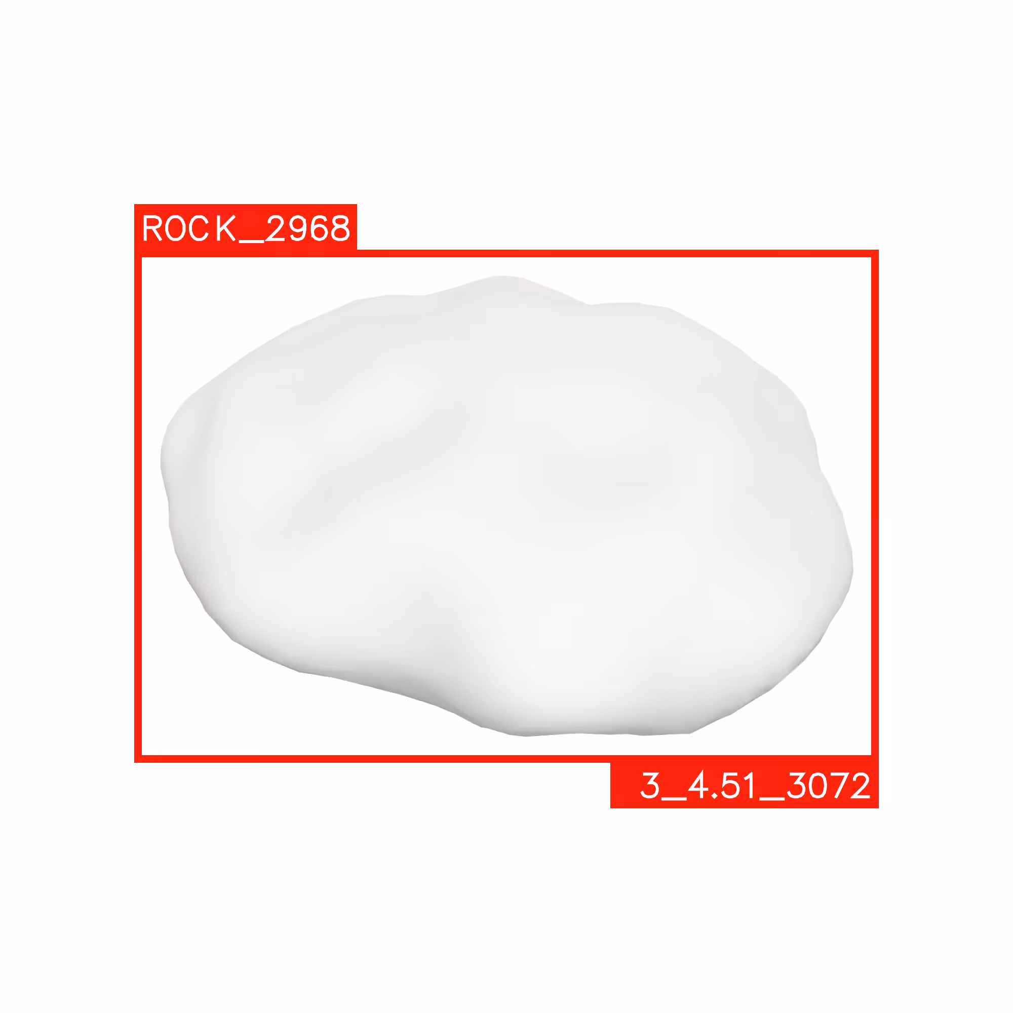UNSHADED ROCKS: ROCK 2968