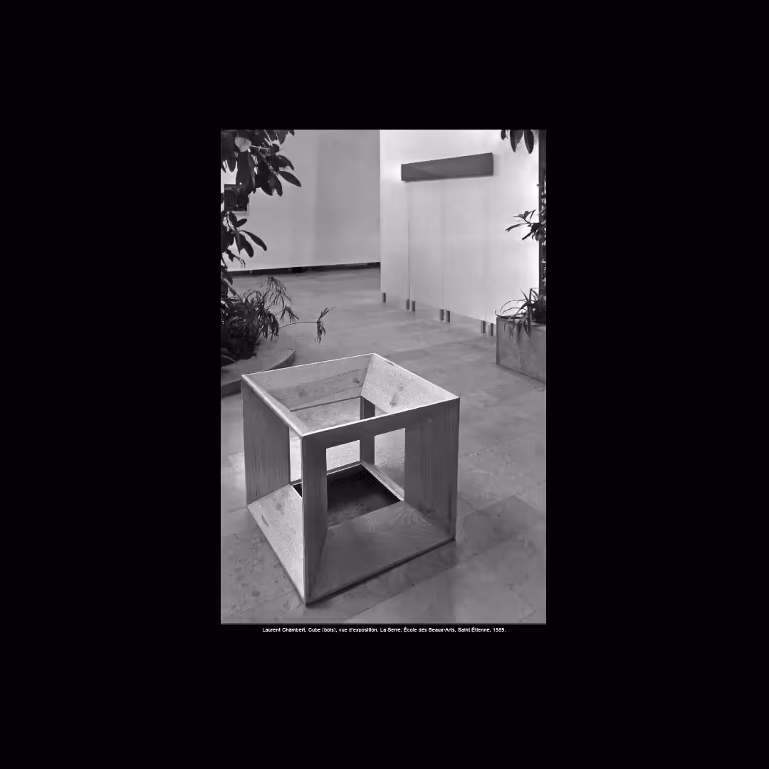 Le Cube (bois), image archive