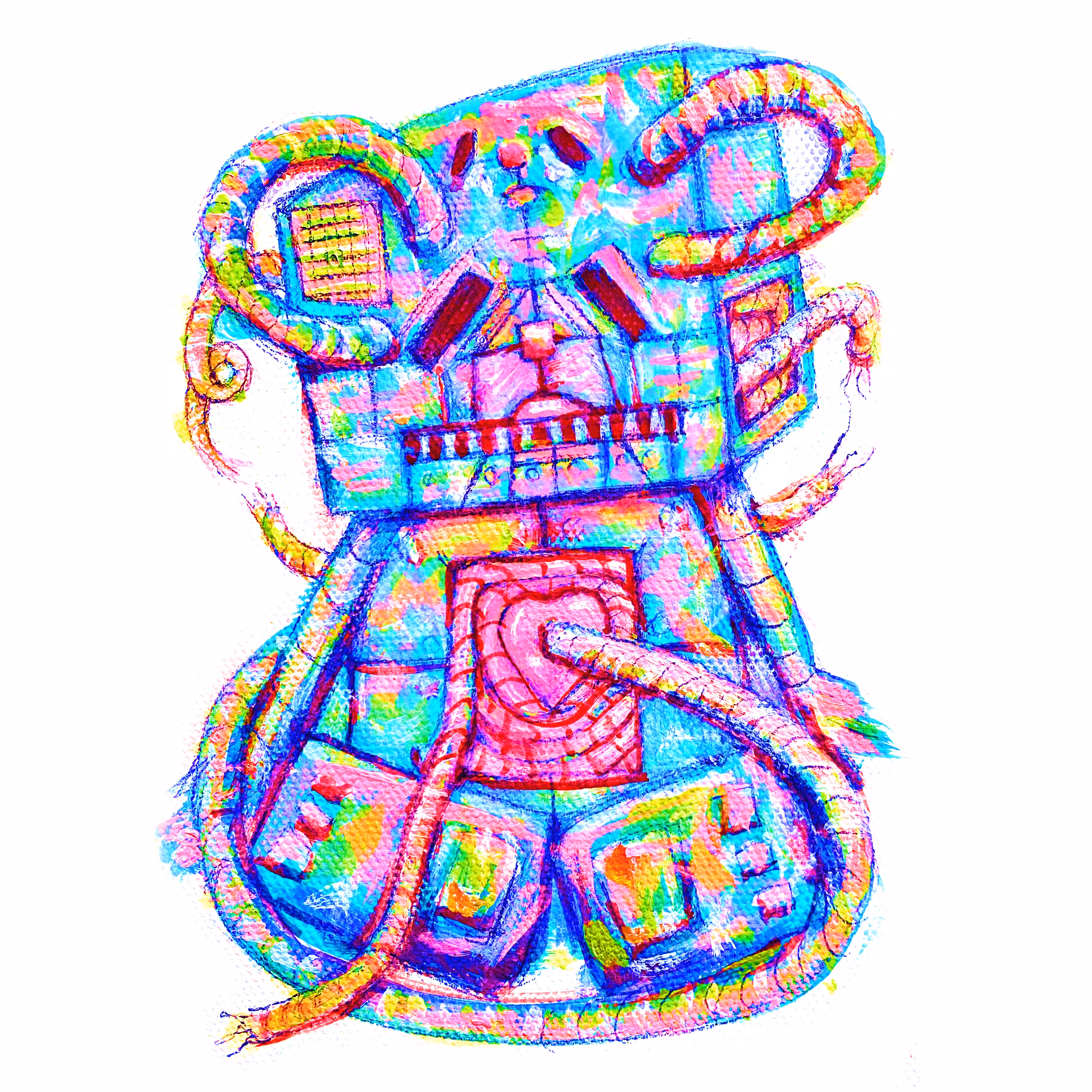 Mopey #13 Cotton Candy Robby