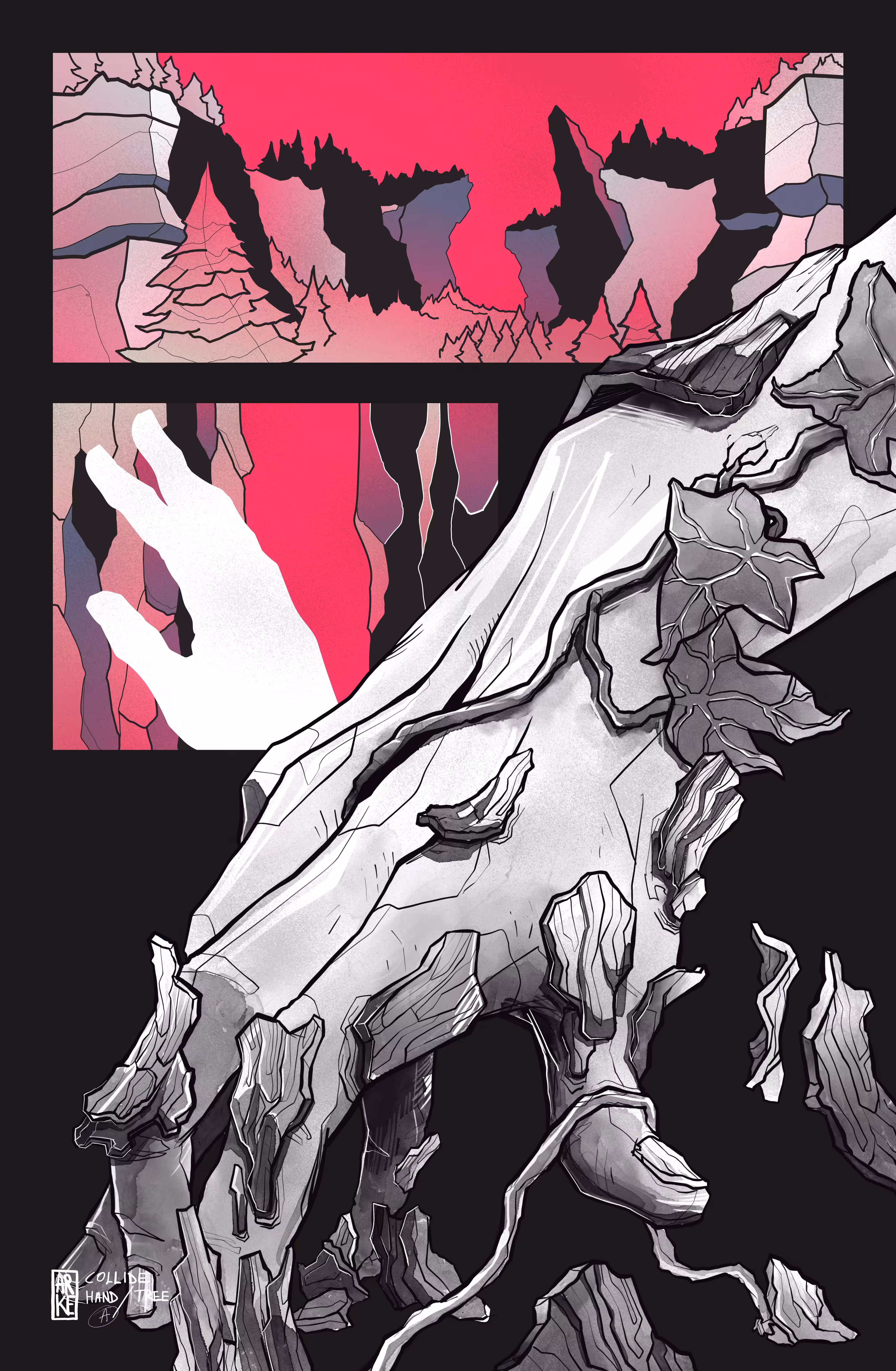 COLLIDE by Arke - Hand / Tree - A