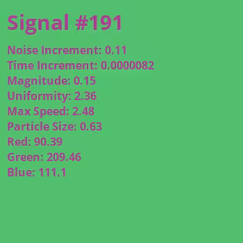 Signals in the Noise: Signal #191