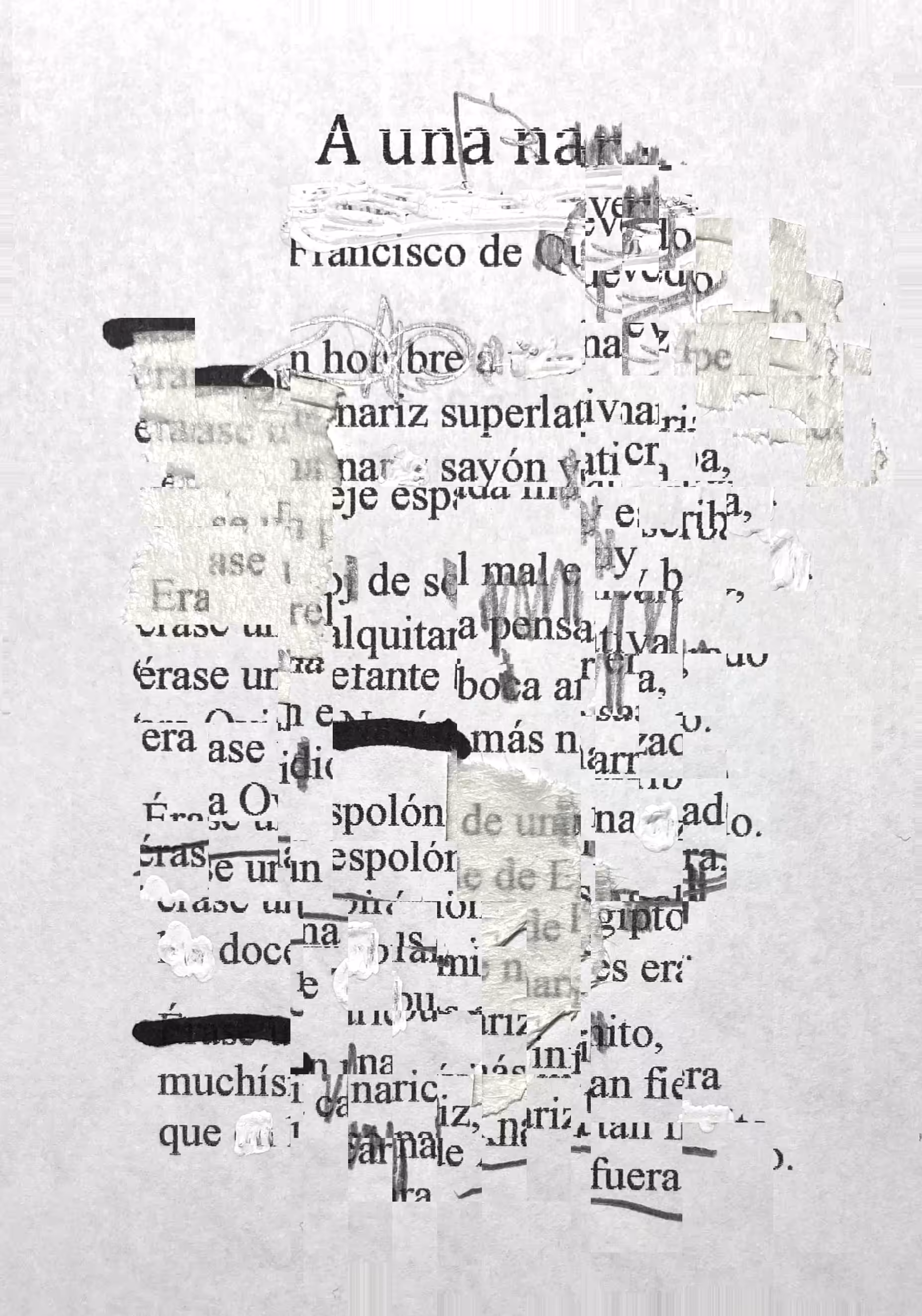 Visual Interpretation of a Sonnet by Quevedo No. 1