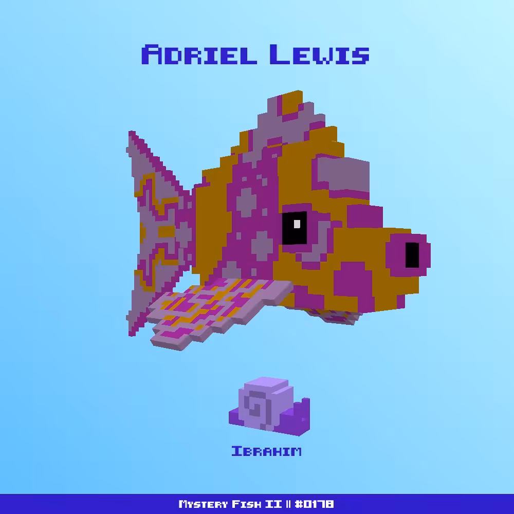 Adriel Lewis :: Mystery Fish 0178/1000 