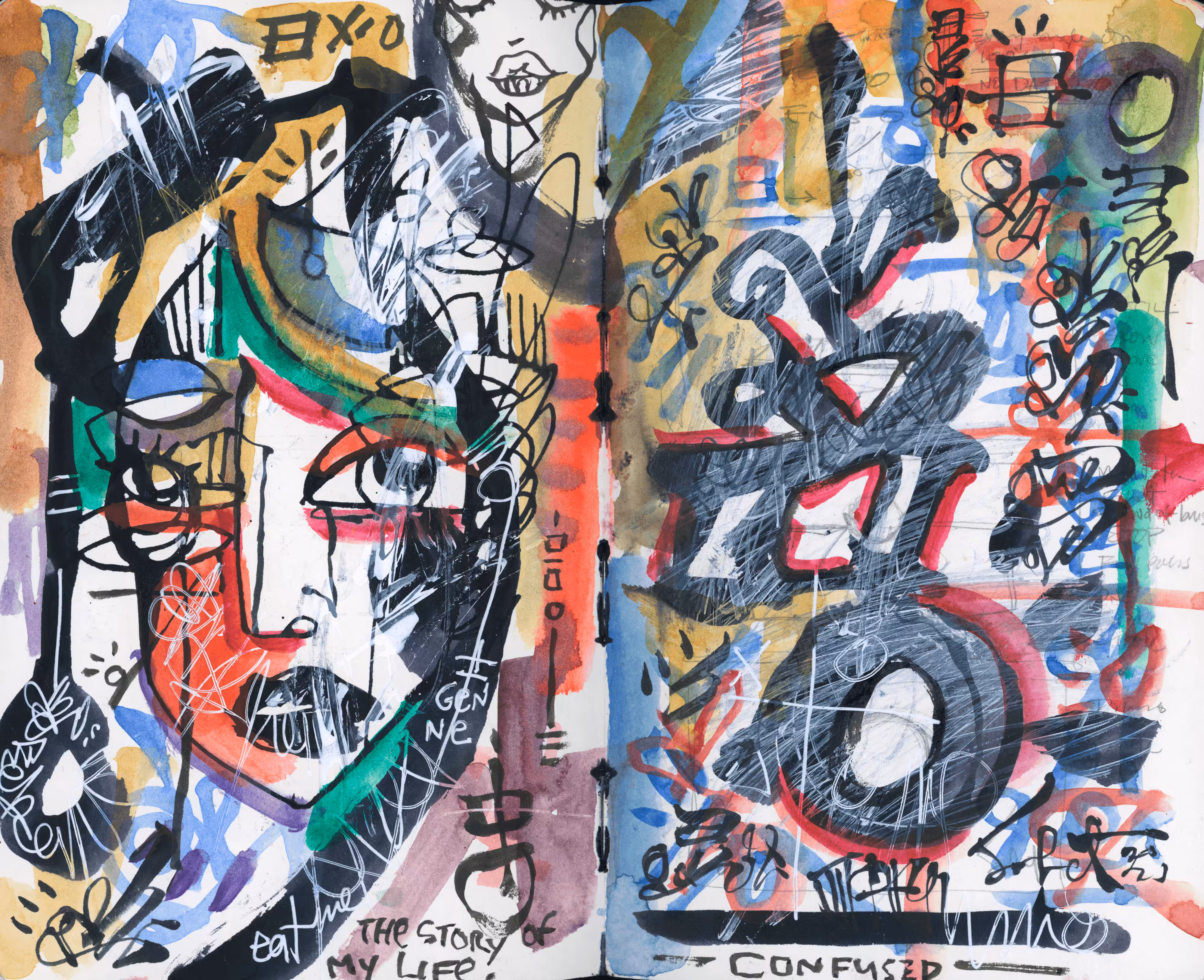 #021 / THE STORY OF MY LIFE 2021 SABET / SKETCHBOOK 1
