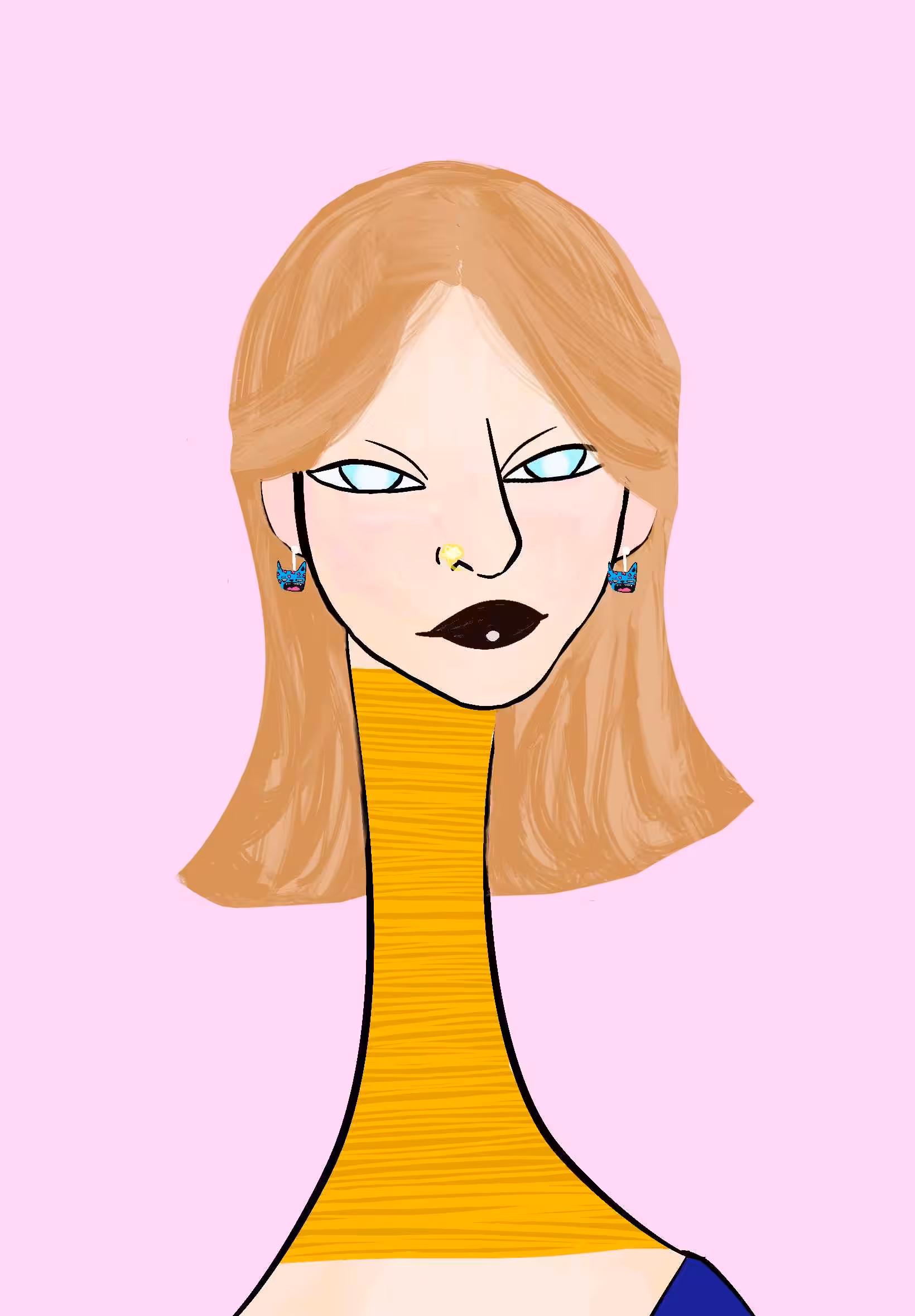 Long Neckie Lady #2186