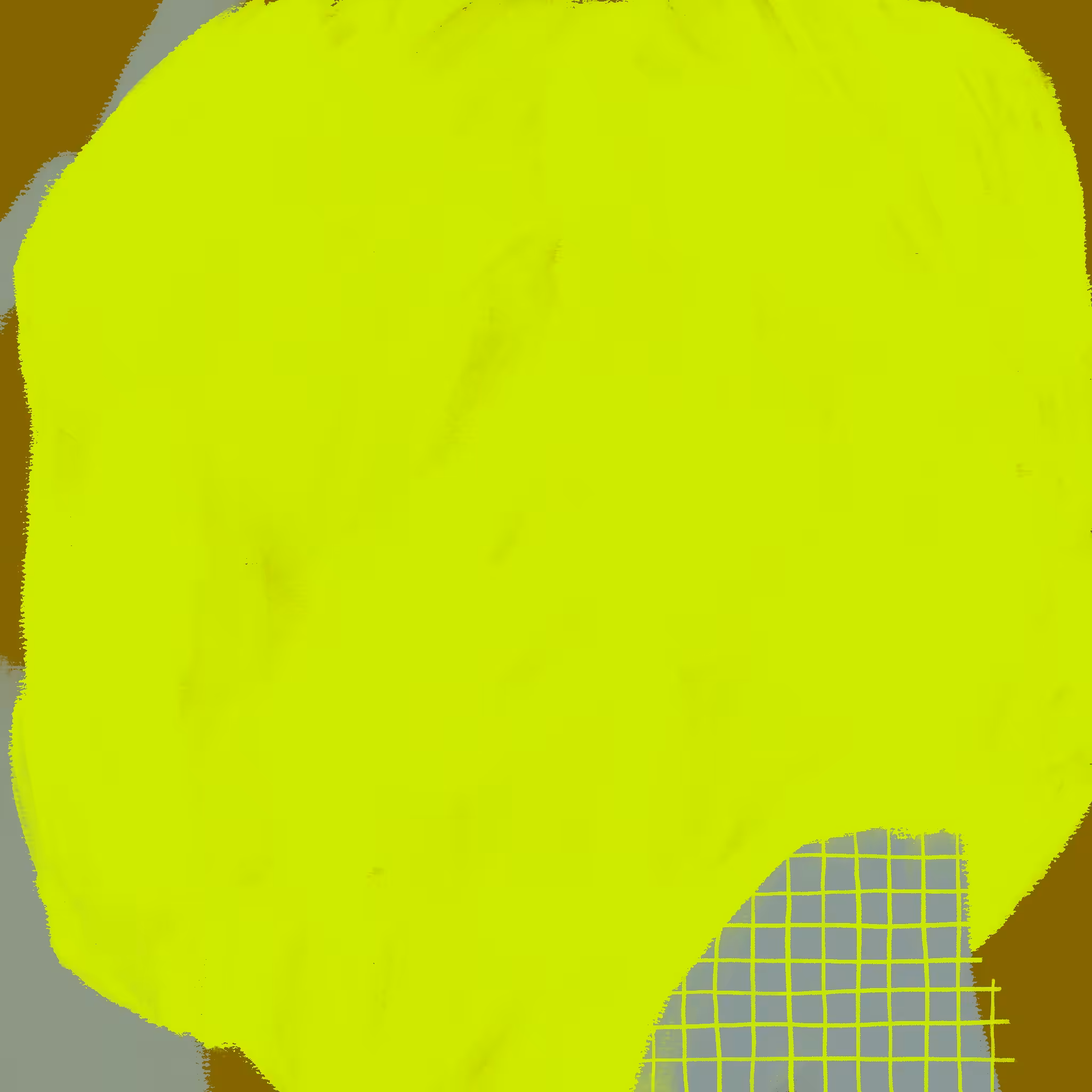 Abstract yellow and grid