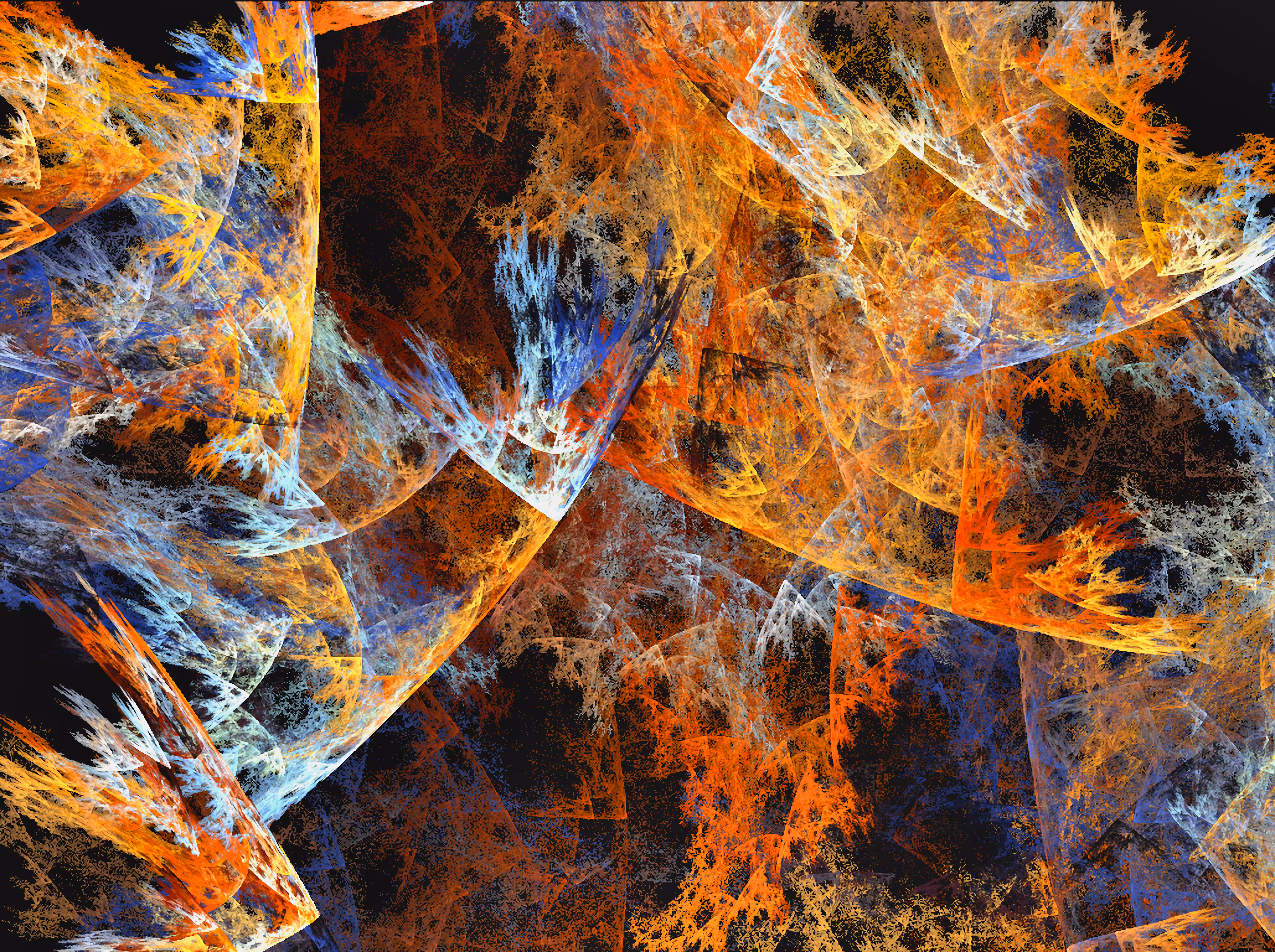 Raw Fractal Series - #083 - Sun and the Moon