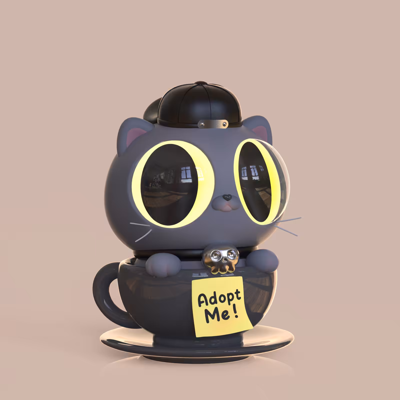 Cupcat #007 Korat