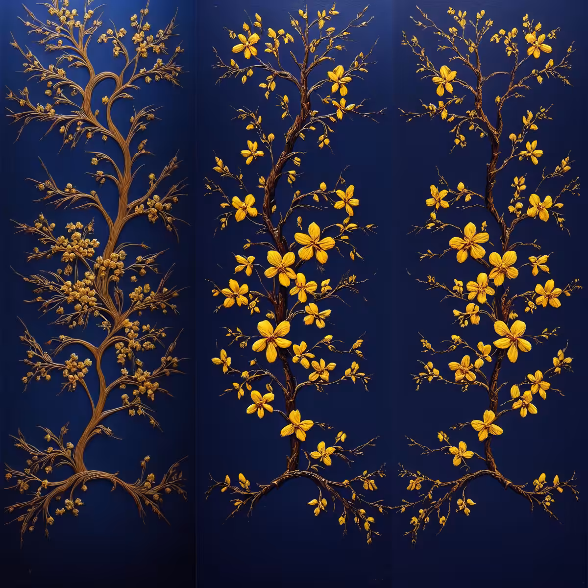 Blossoms at night #1